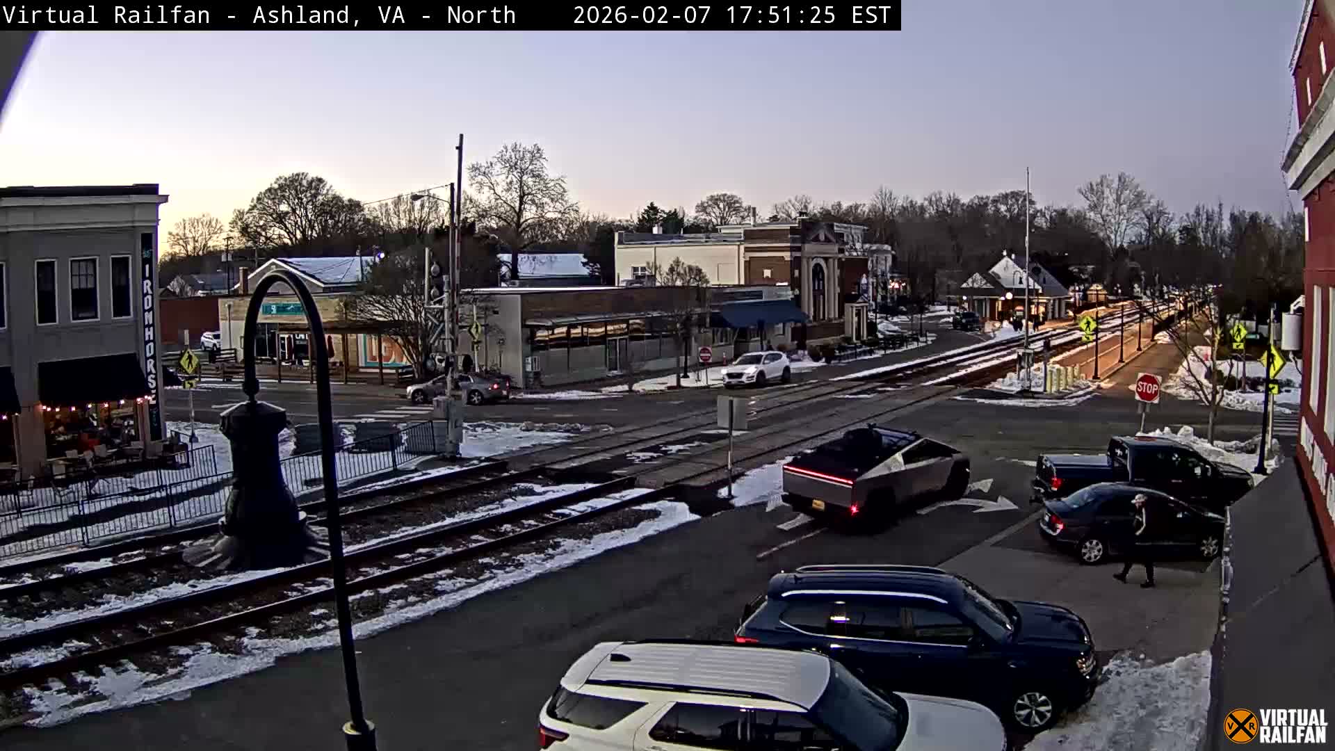 Ashland City East View & Railway Road Live Cam -  Ashland, Hanover, Virginia, USA 