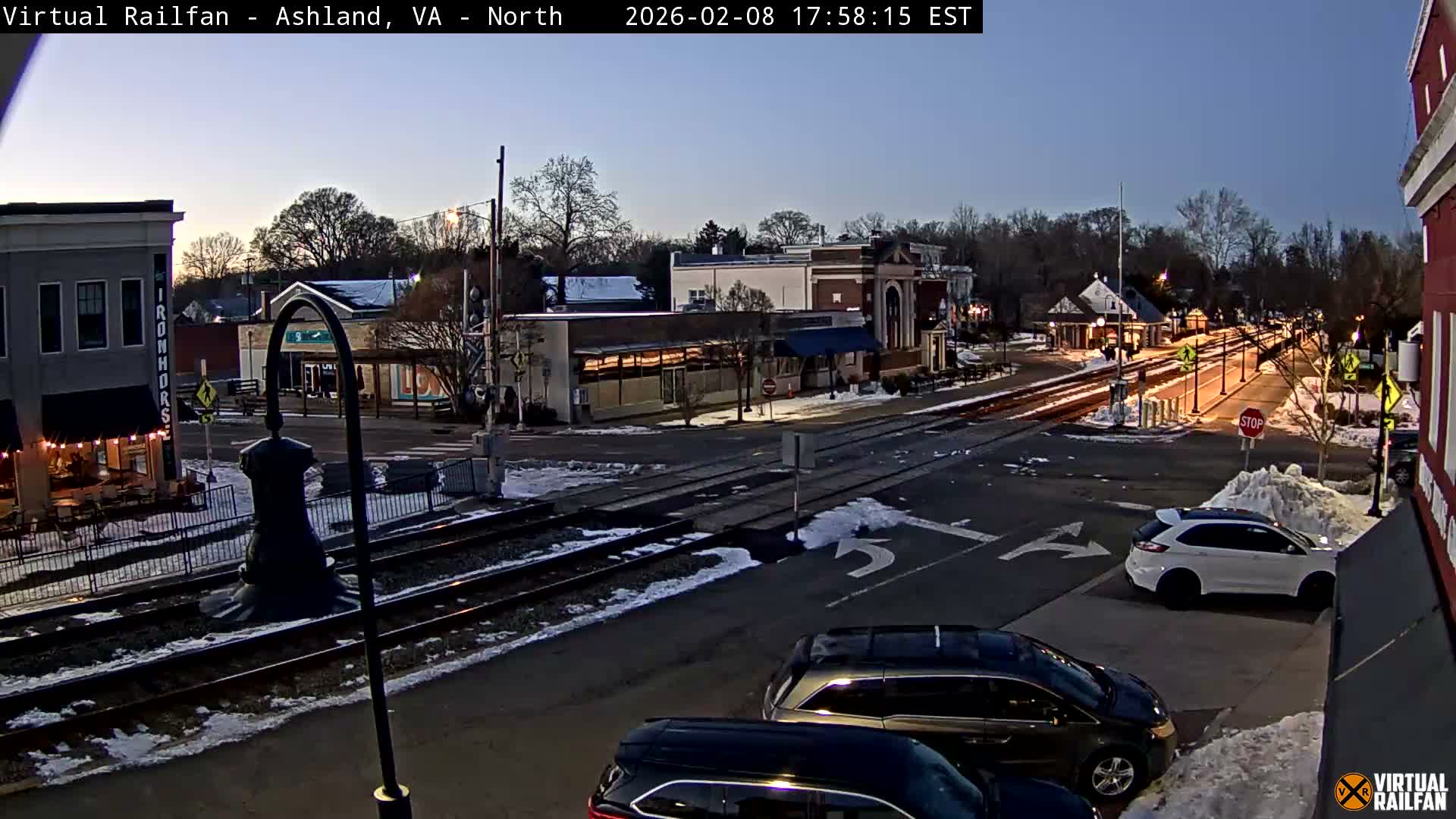 Ashland City East View & Railway Road Live Cam -  Ashland, Hanover, Virginia, USA 