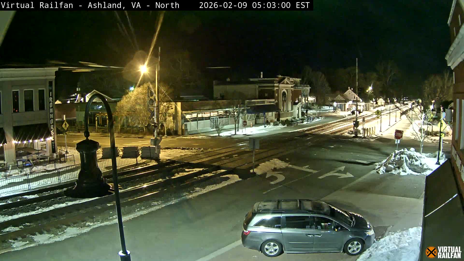 Ashland City East View & Railway Road Live Cam -  Ashland, Hanover, Virginia, USA 