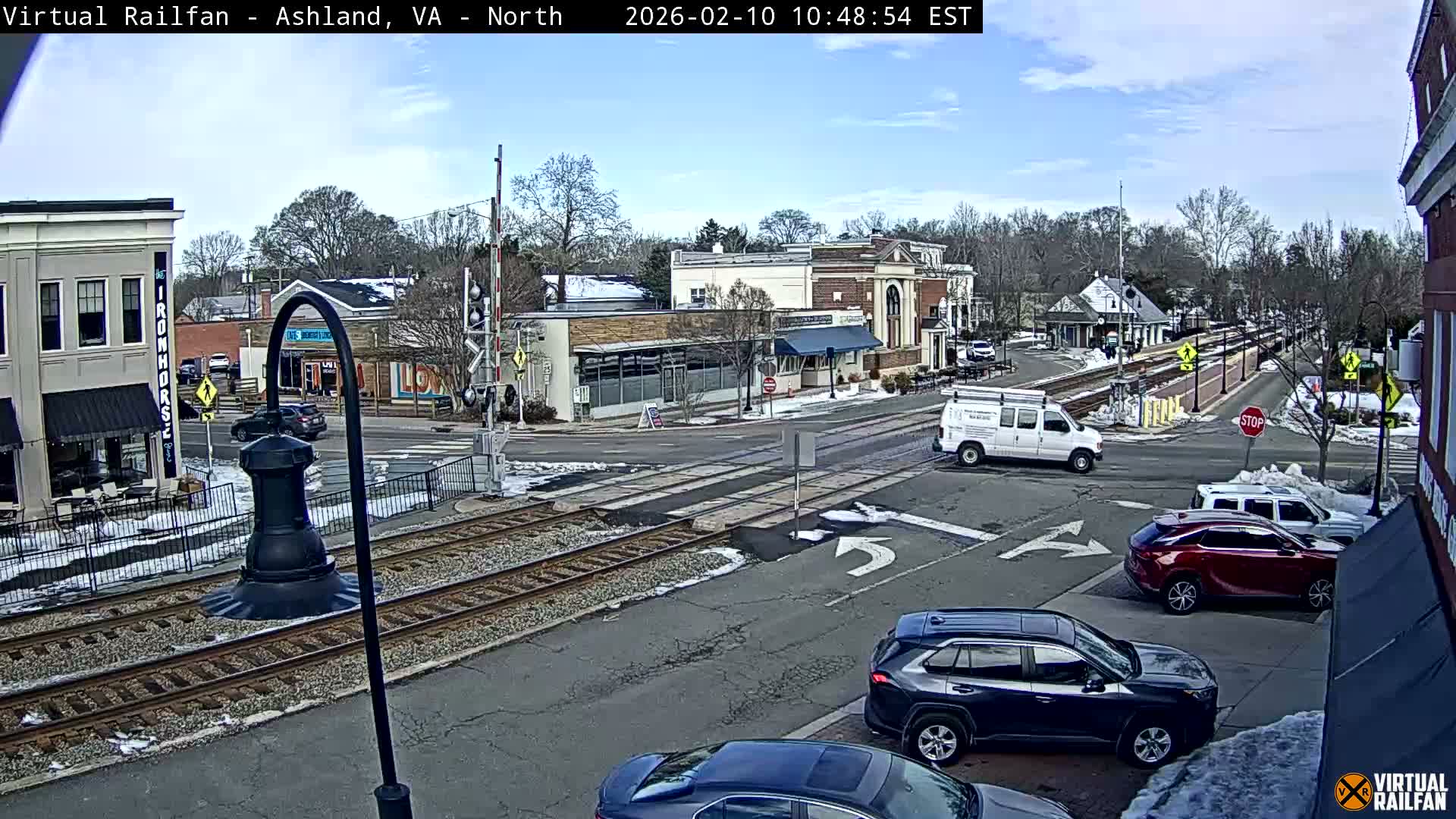 Ashland City East View & Railway Road Live Cam -  Ashland, Hanover, Virginia, USA 