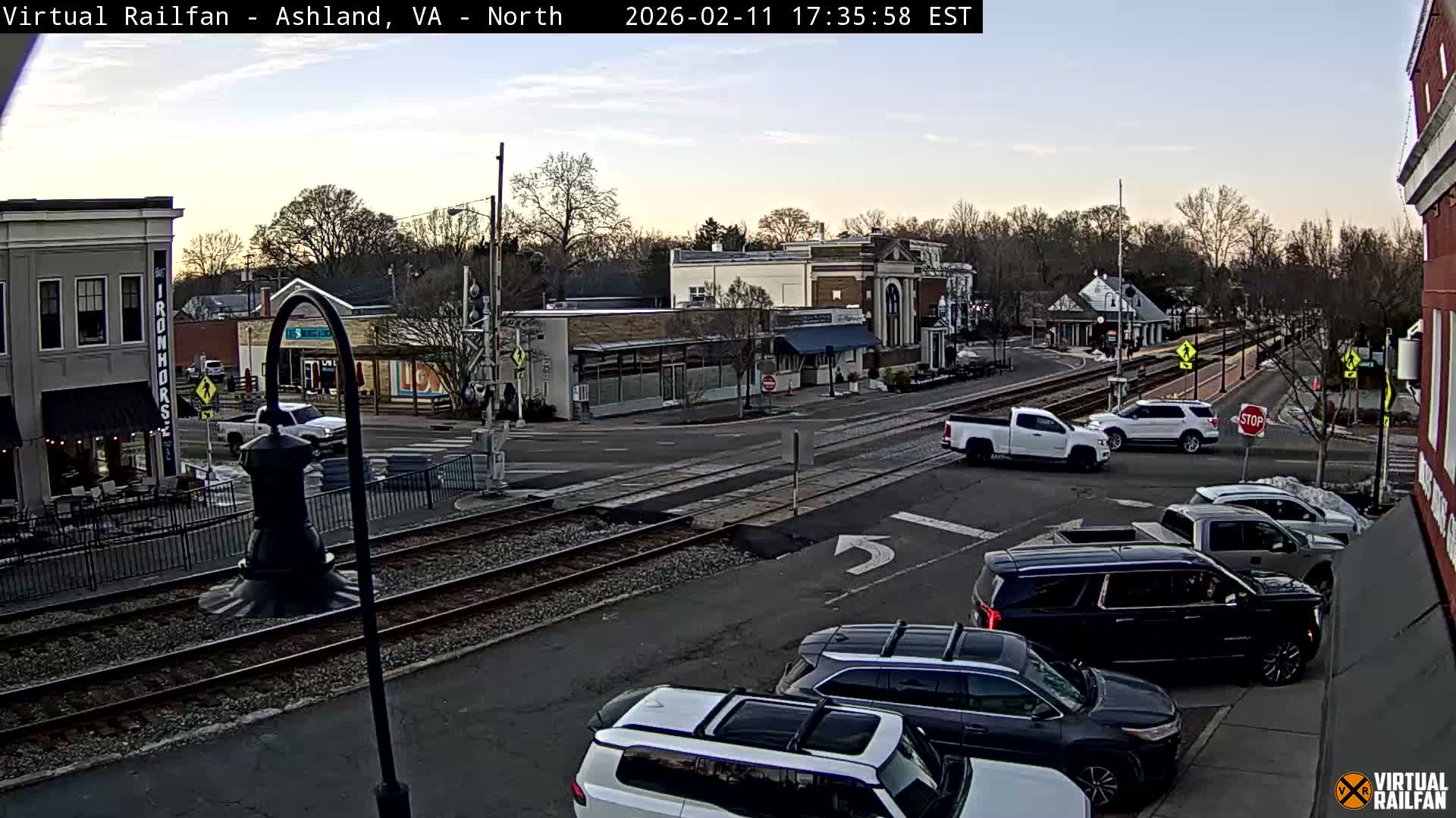 Ashland City East View & Railway Road Live Cam -  Ashland, Hanover, Virginia, USA 
