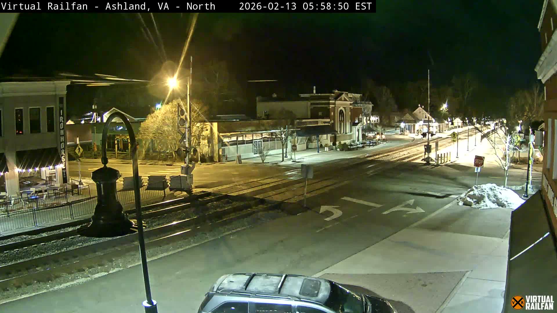 Ashland City East View & Railway Road Live Cam -  Ashland, Hanover, Virginia, USA 