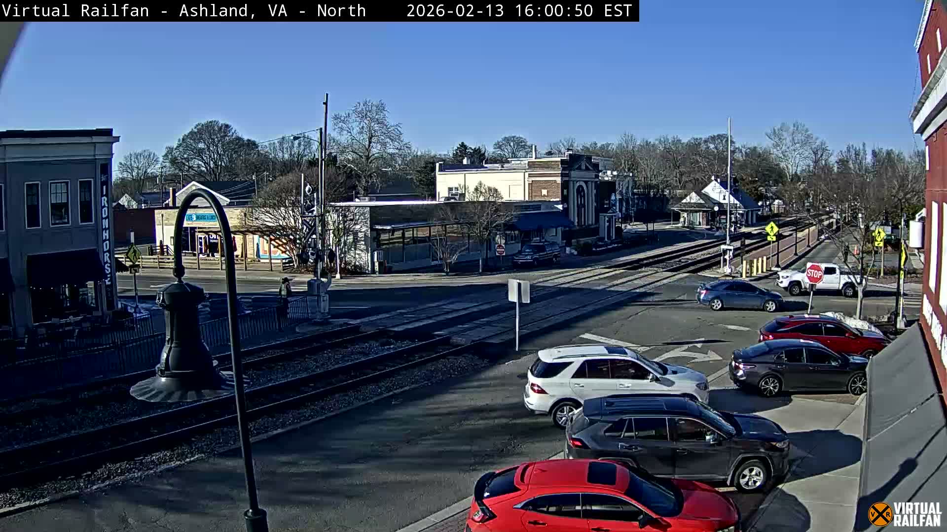 Ashland City East View & Railway Road Live Cam -  Ashland, Hanover, Virginia, USA 