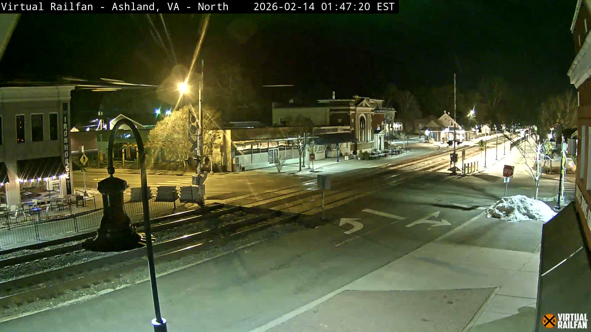Ashland City East View & Railway Road Live Cam -  Ashland, Hanover, Virginia, USA 