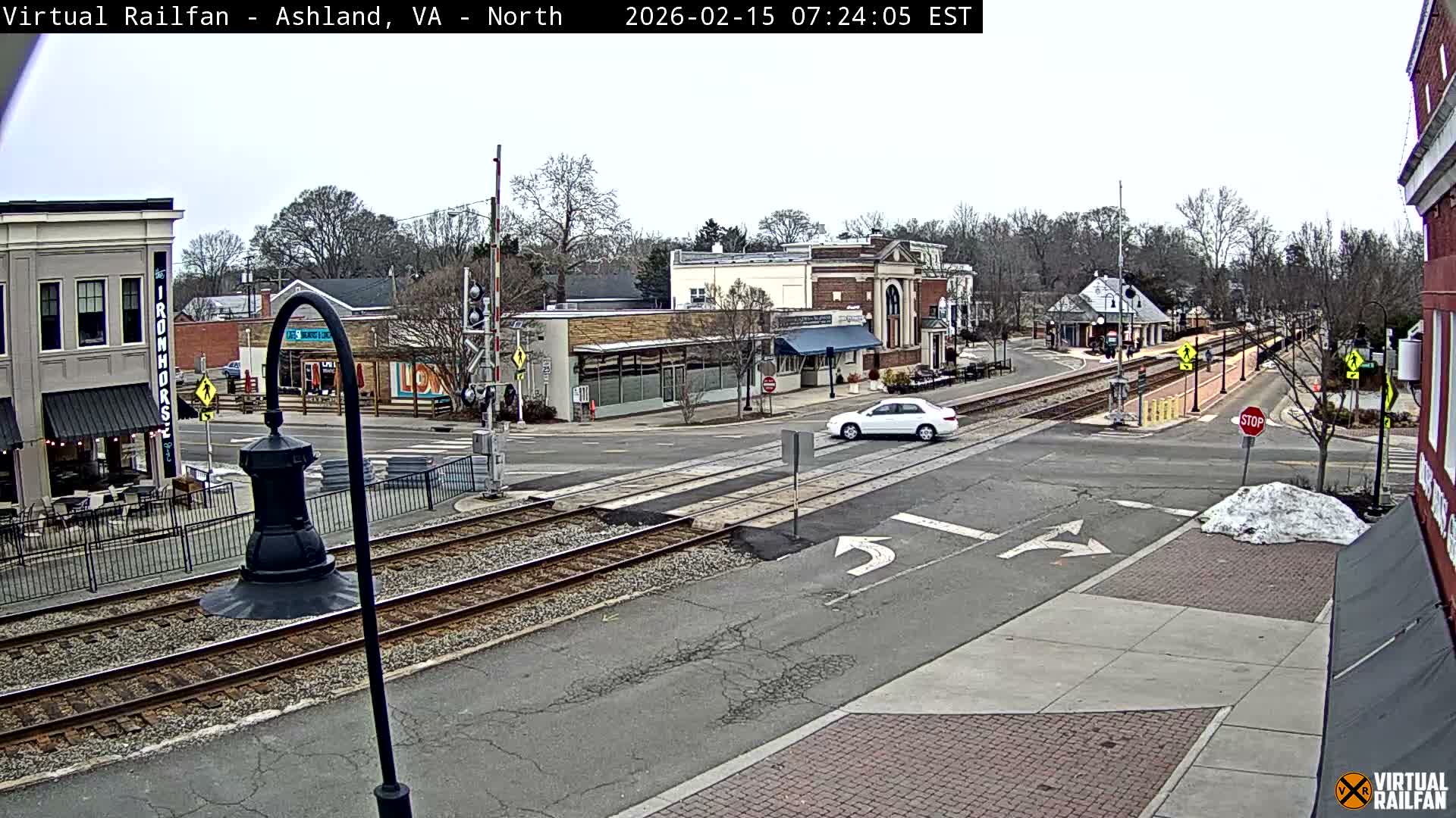 Ashland City East View & Railway Road Live Cam -  Ashland, Hanover, Virginia, USA 