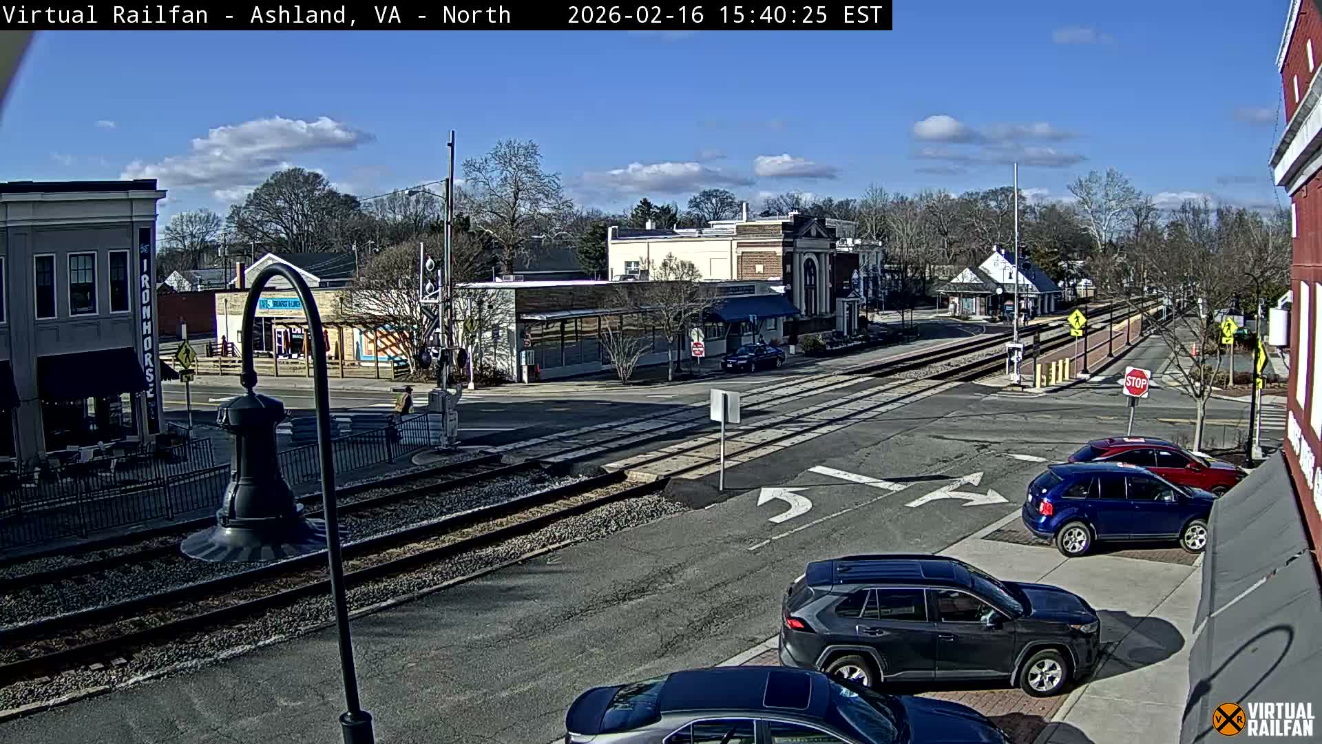 Ashland City East View & Railway Road Live Cam -  Ashland, Hanover, Virginia, USA 