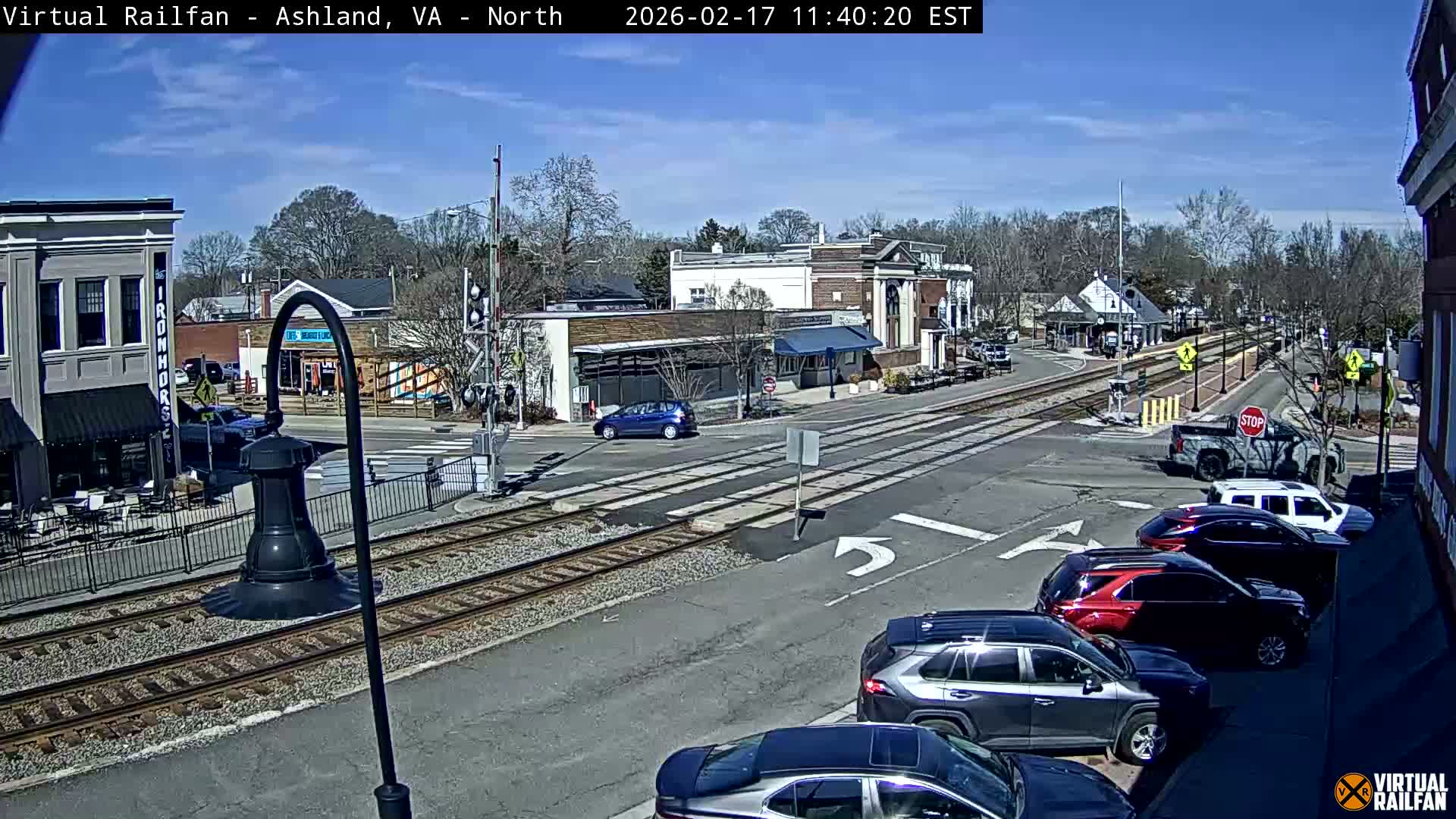 Ashland City East View & Railway Road Live Cam -  Ashland, Hanover, Virginia, USA 