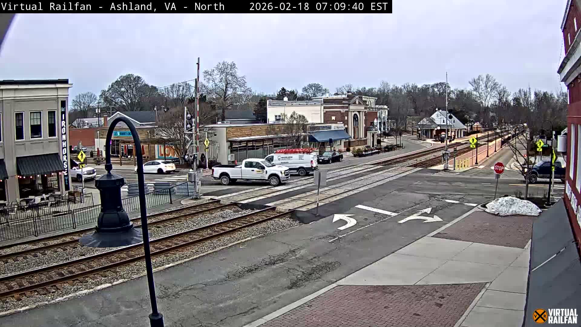 Ashland City East View & Railway Road Live Cam -  Ashland, Hanover, Virginia, USA 