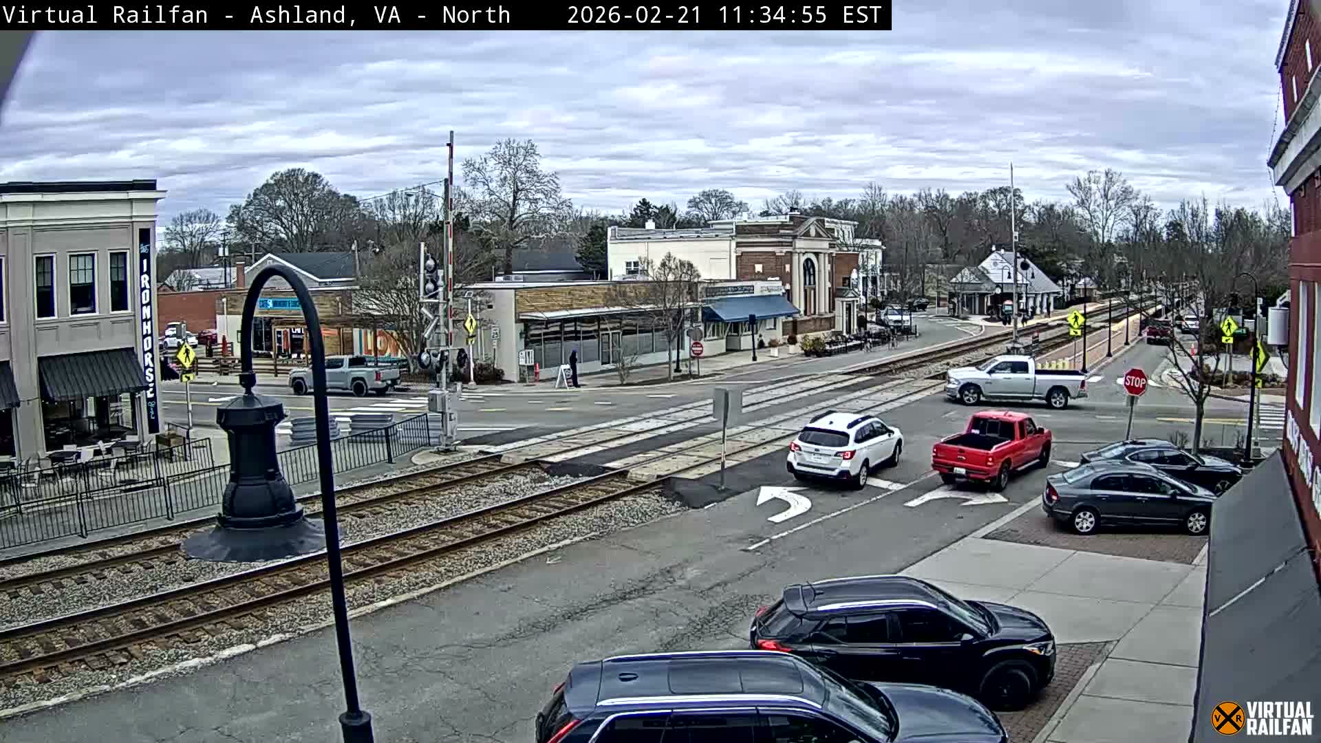Ashland City East View & Railway Road Live Cam -  Ashland, Hanover, Virginia, USA 