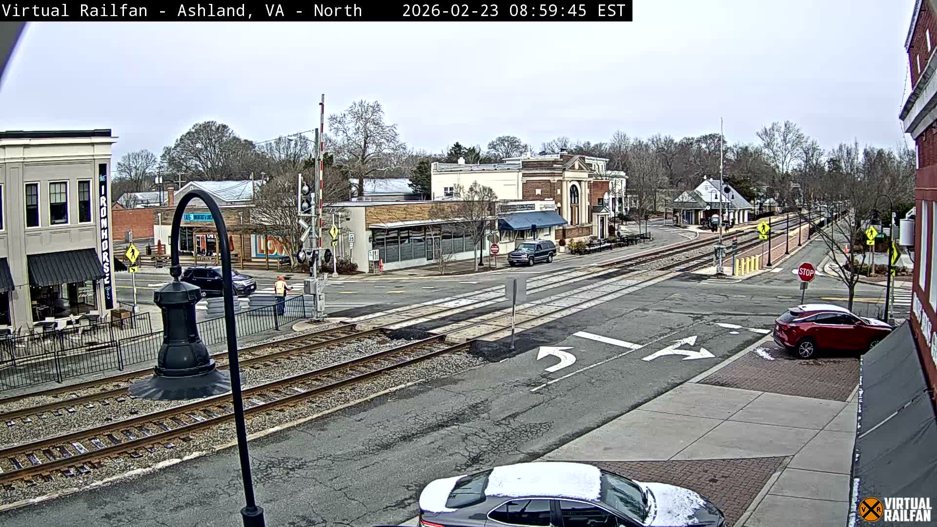 Ashland City East View & Railway Road Live Cam -  Ashland, Hanover, Virginia, USA 
