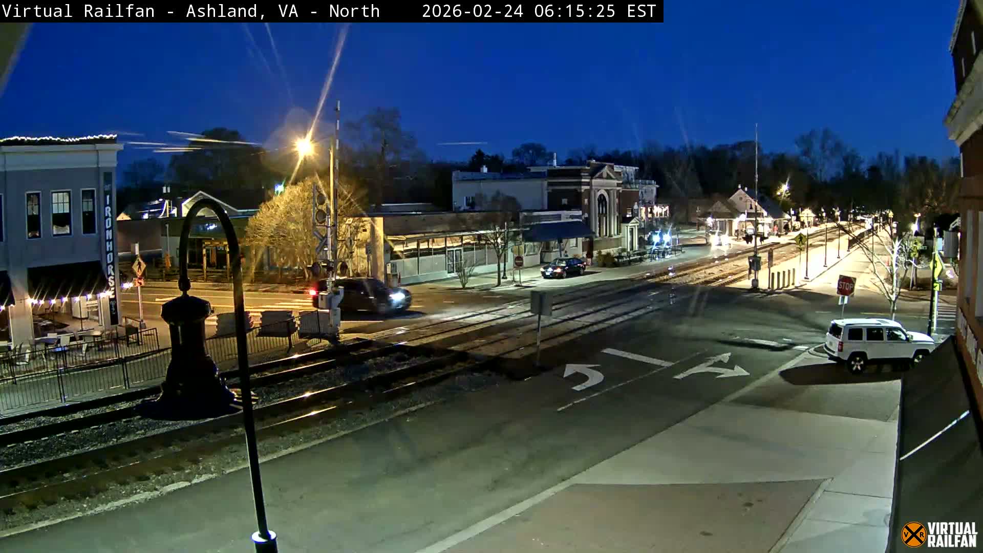 Ashland City East View & Railway Road Live Cam -  Ashland, Hanover, Virginia, USA 
