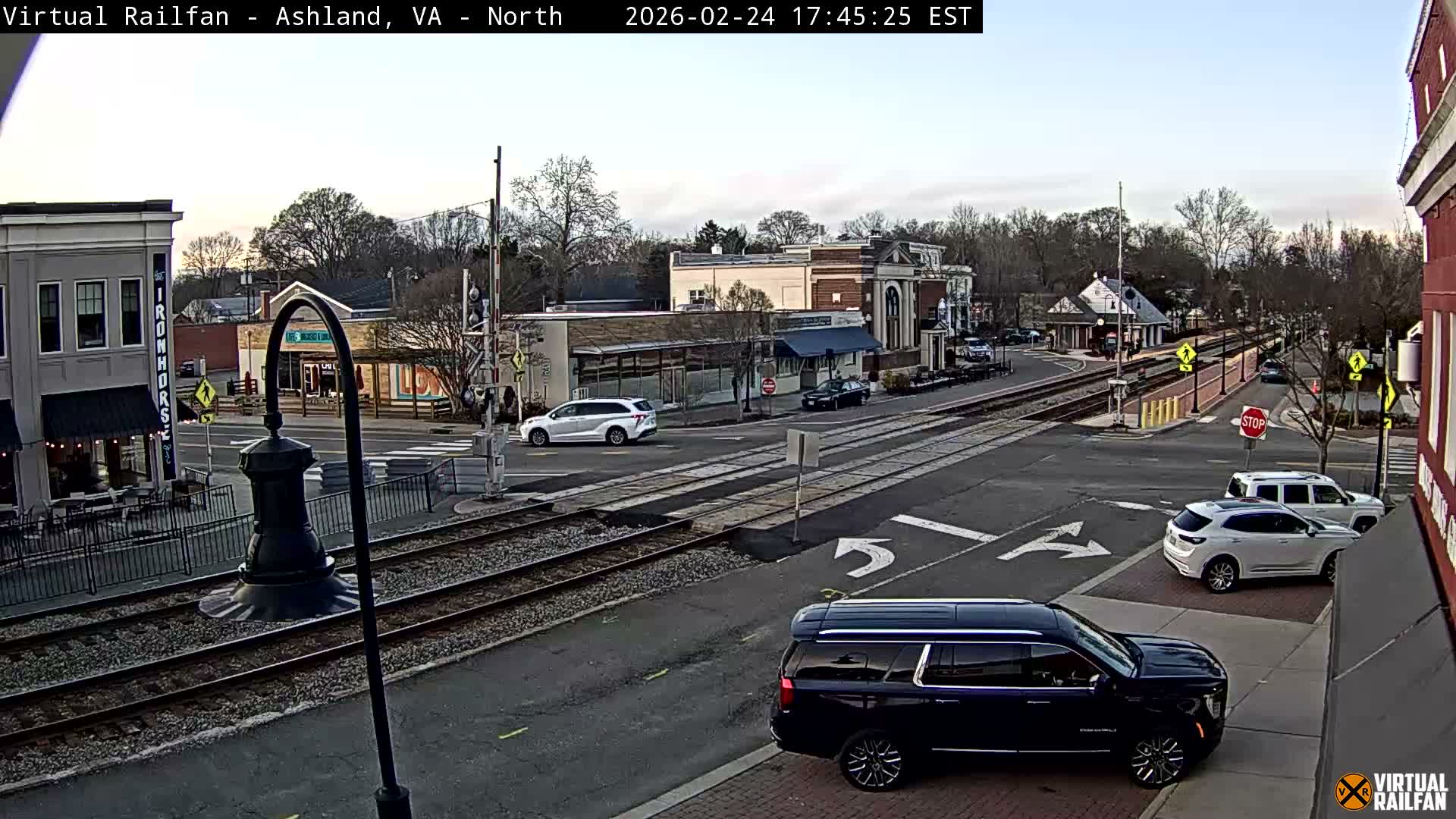 Ashland City East View & Railway Road Live Cam -  Ashland, Hanover, Virginia, USA 