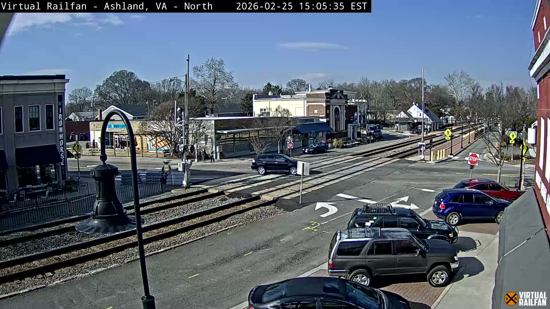 Ashland City East View & Railway Road Live Cam -  Ashland, Hanover, Virginia, USA 