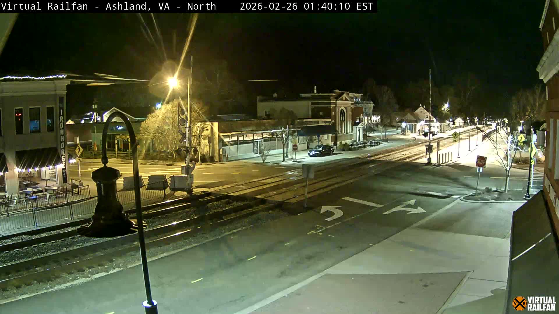 Ashland City East View & Railway Road Live Cam -  Ashland, Hanover, Virginia, USA 