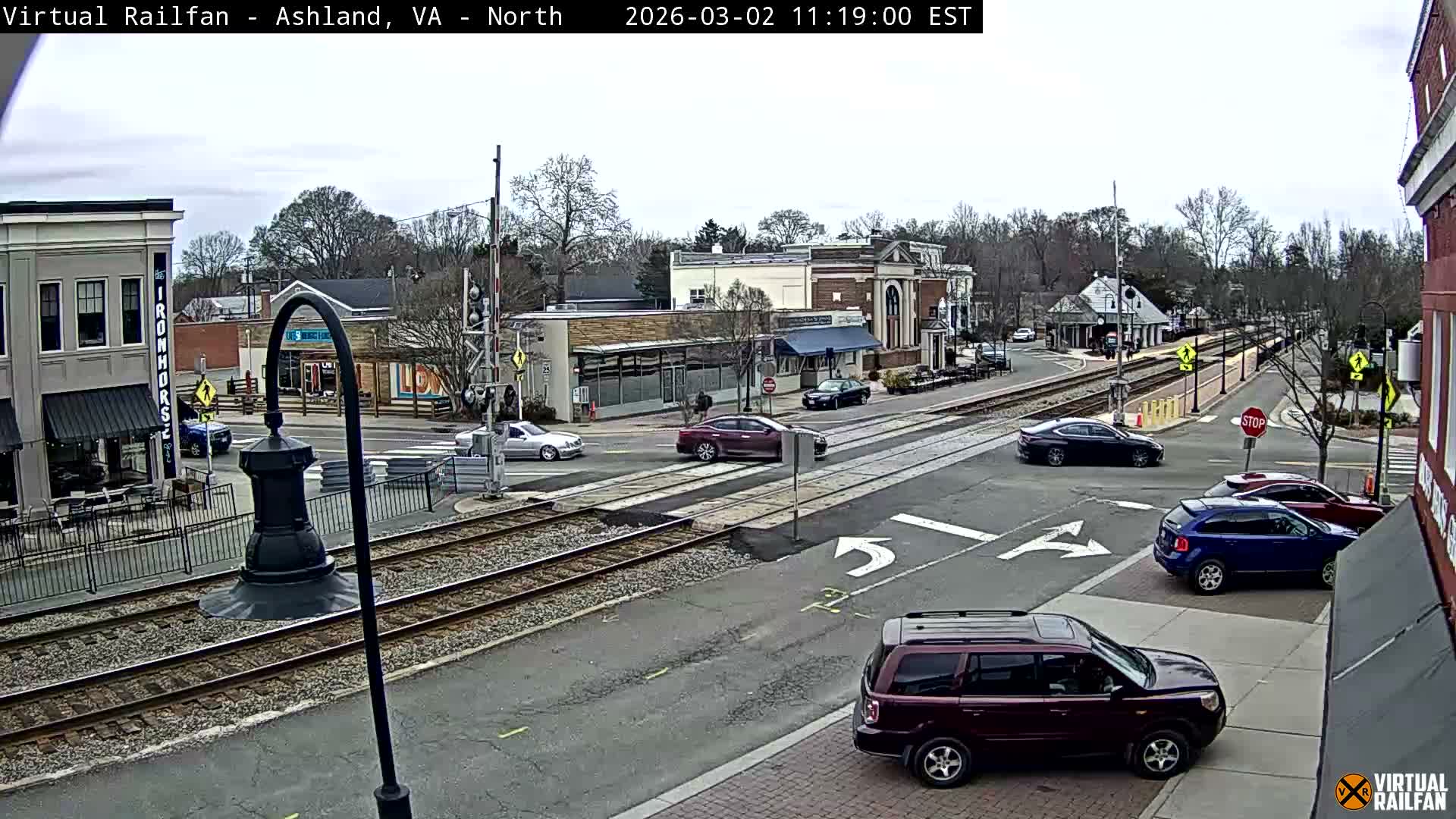 Ashland City East View & Railway Road Live Cam -  Ashland, Hanover, Virginia, USA 