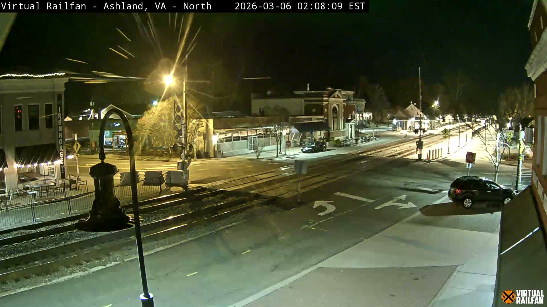 Ashland City East View & Railway Road Live Cam -  Ashland, Hanover, Virginia, USA 