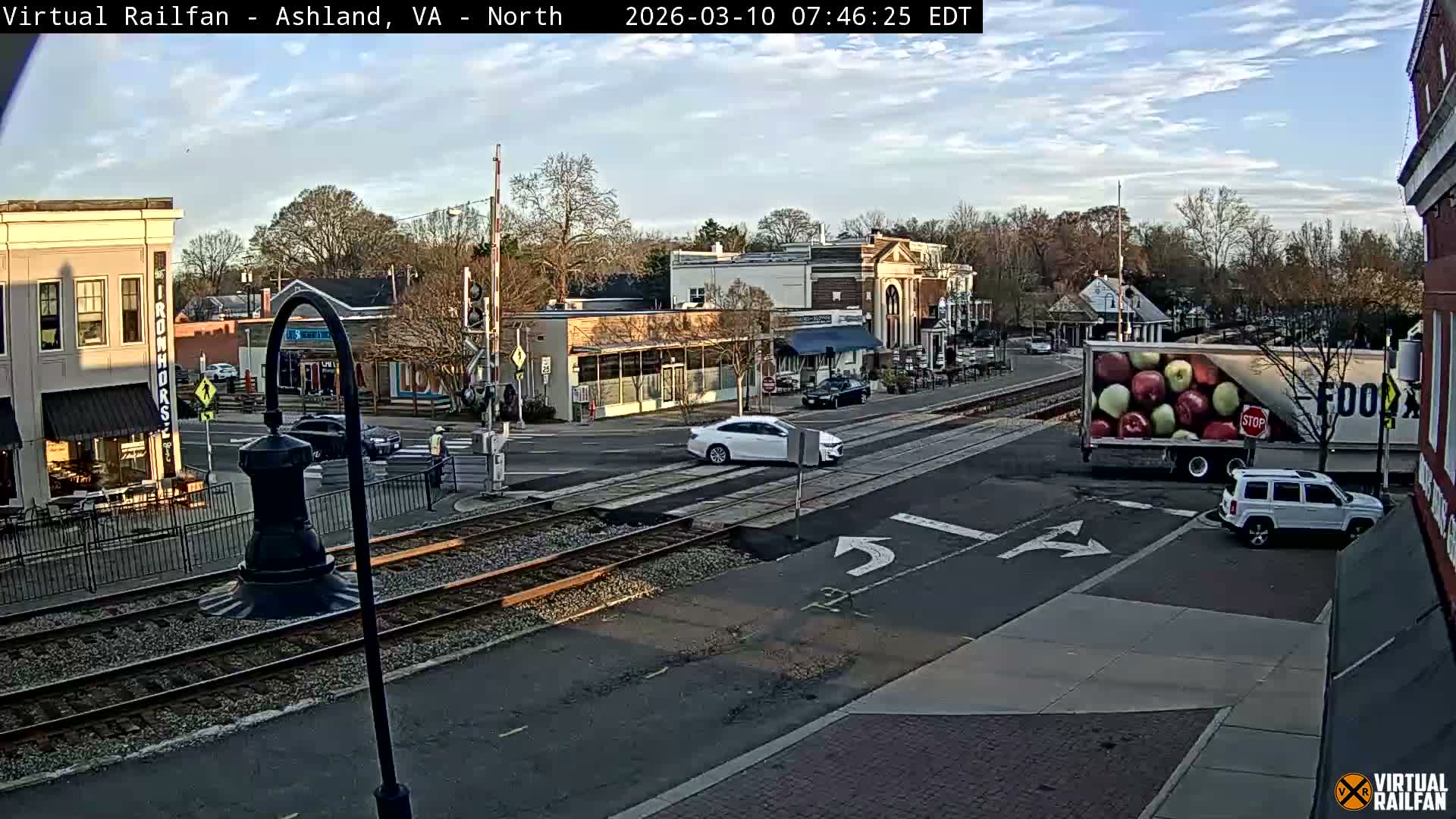 Ashland City East View & Railway Road Live Cam -  Ashland, Hanover, Virginia, USA 