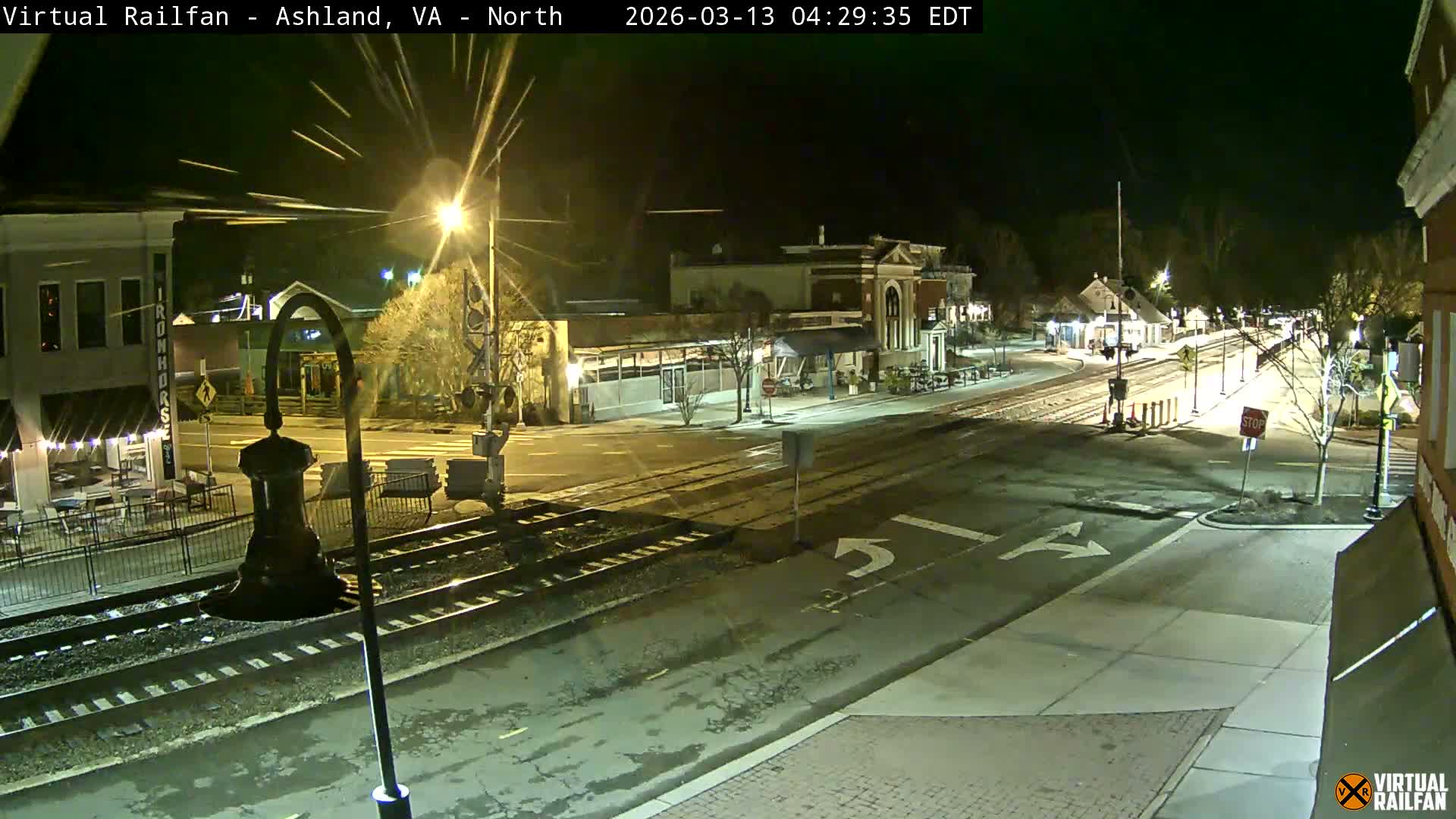 Ashland City East View & Railway Road Live Cam -  Ashland, Hanover, Virginia, USA 