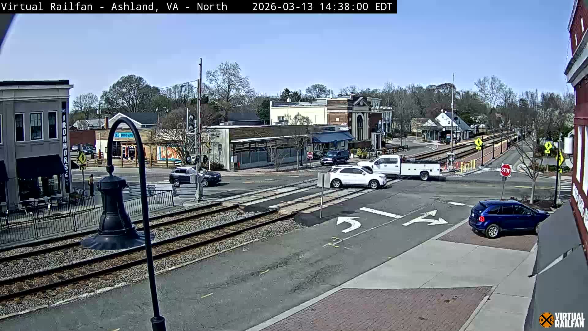 Ashland City East View & Railway Road Live Cam -  Ashland, Hanover, Virginia, USA 