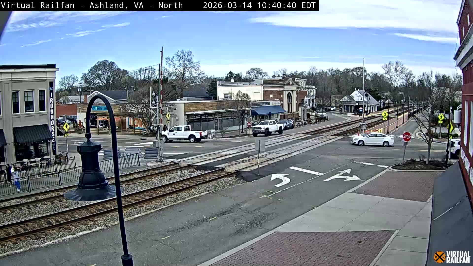 Ashland City East View & Railway Road Live Cam -  Ashland, Hanover, Virginia, USA 