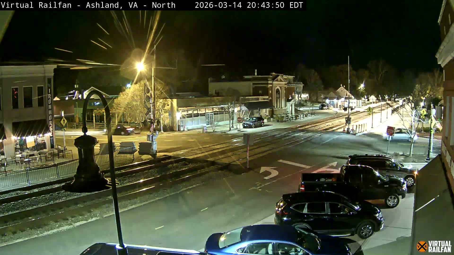 Ashland City East View & Railway Road Live Cam -  Ashland, Hanover, Virginia, USA 
