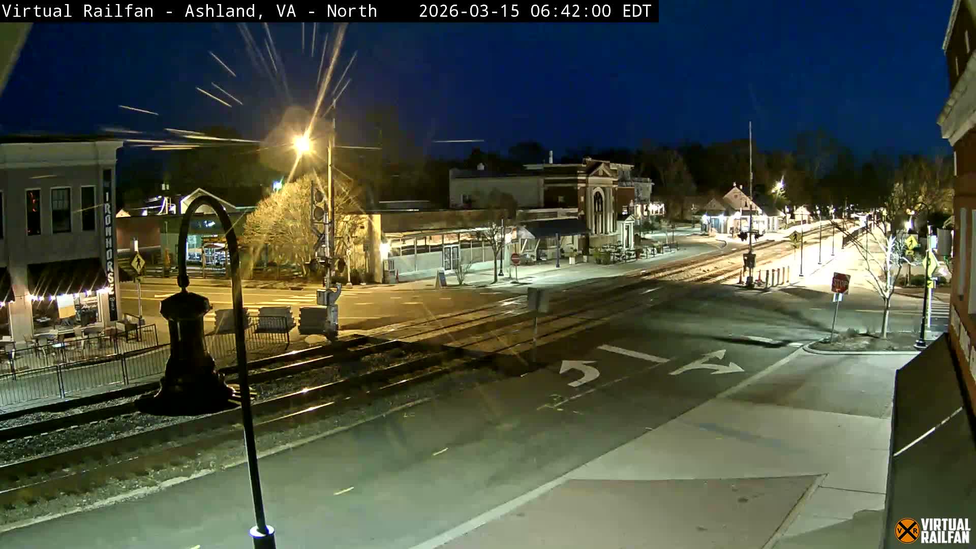 Ashland City East View & Railway Road Live Cam -  Ashland, Hanover, Virginia, USA 