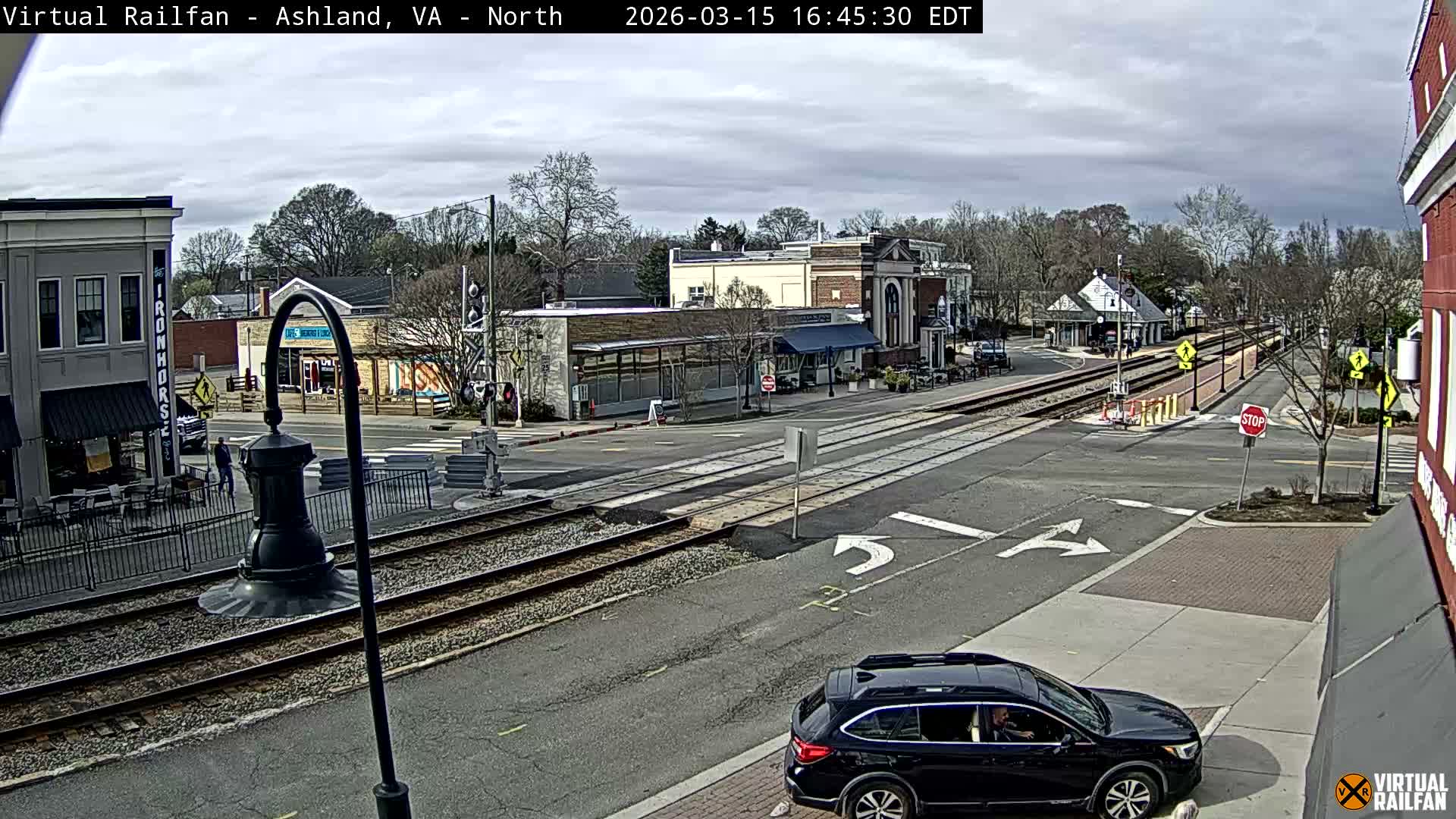 Ashland City East View & Railway Road Live Cam -  Ashland, Hanover, Virginia, USA 