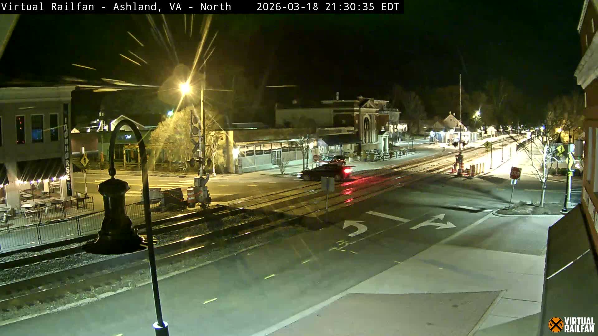Ashland City East View & Railway Road Live Cam -  Ashland, Hanover, Virginia, USA 