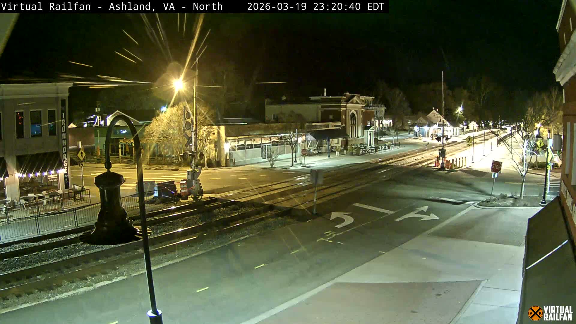 Ashland City East View & Railway Road Live Cam -  Ashland, Hanover, Virginia, USA 