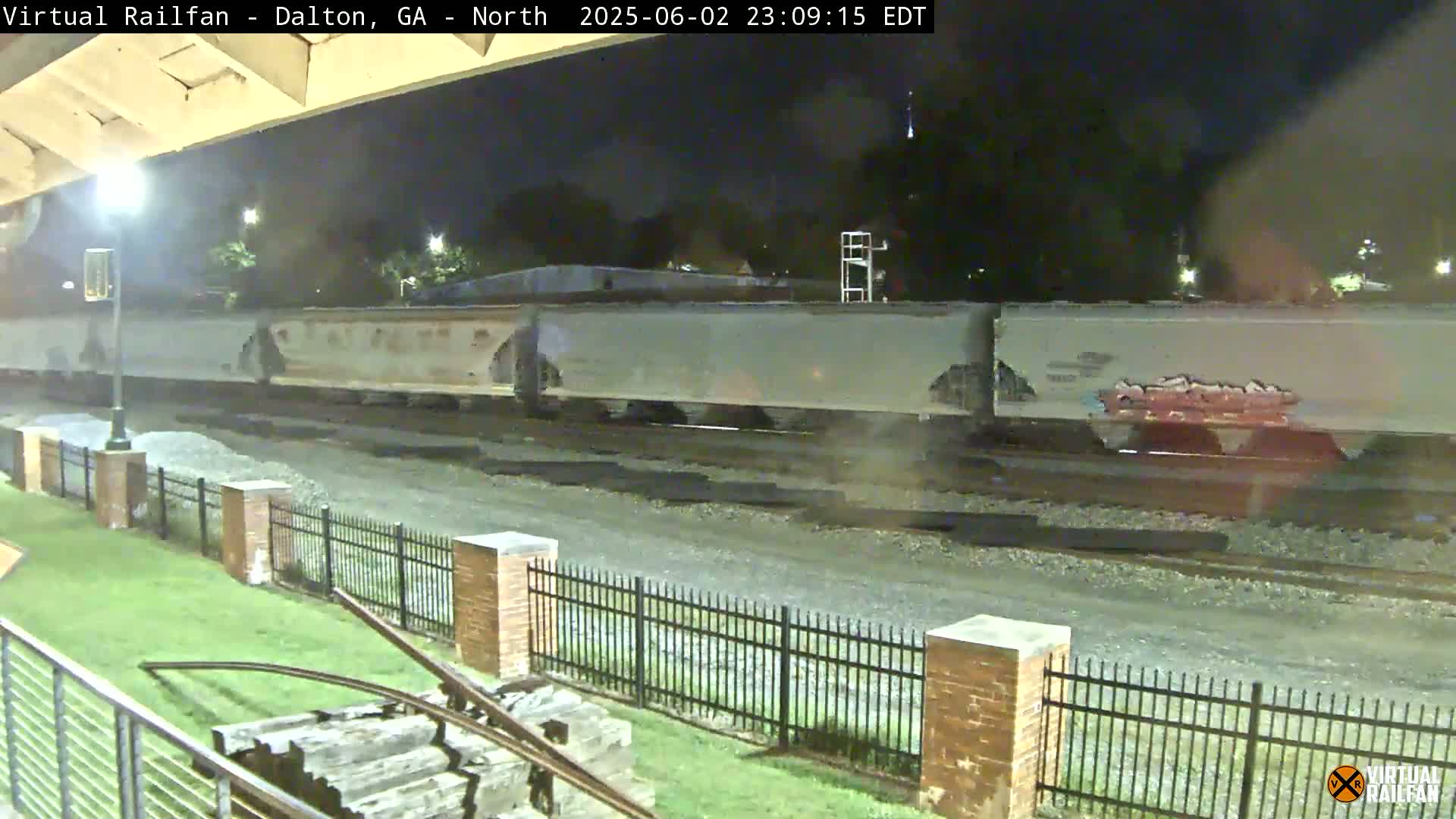 Dalton Railway Road from Dalton freight Depot Live Cam - Dalton, Whitfield, Georgia, USA