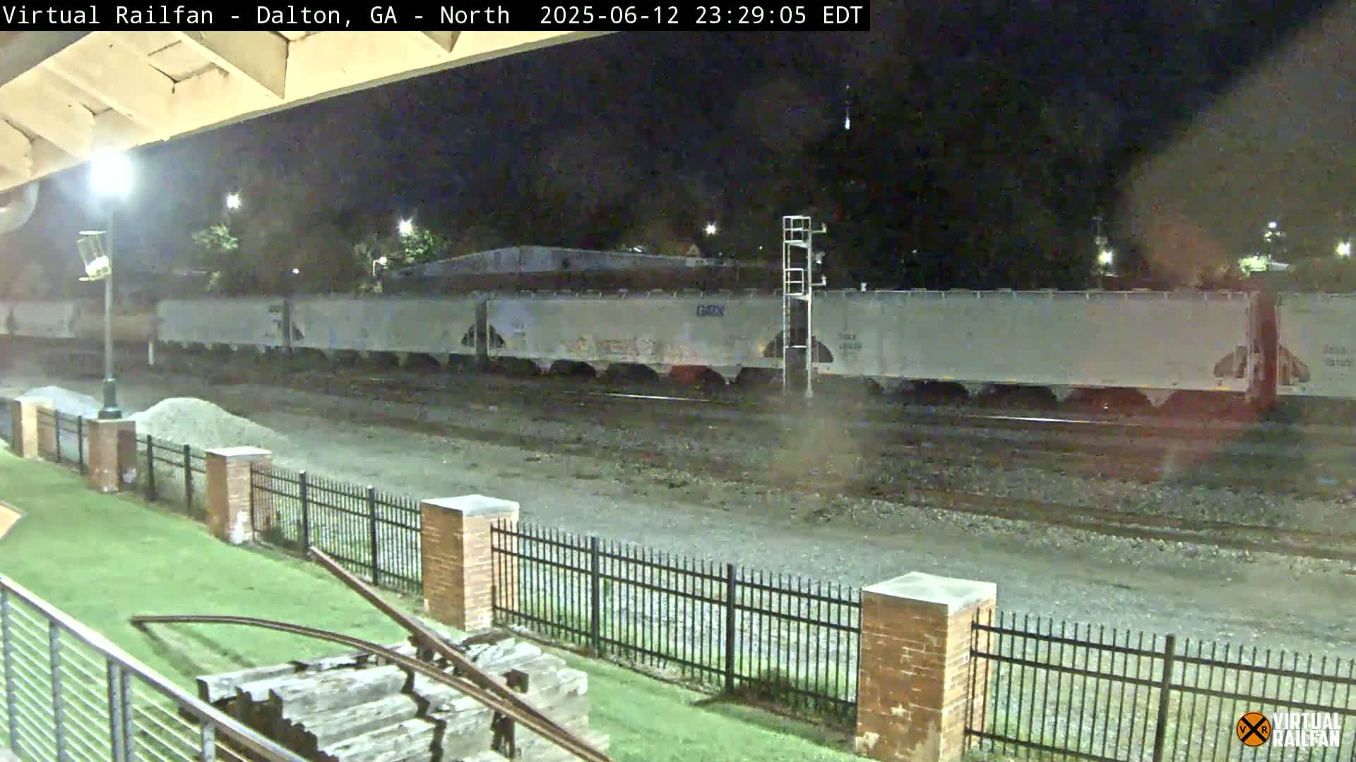 Dalton Railway Road from Dalton freight Depot Live Cam - Dalton, Whitfield, Georgia, USA