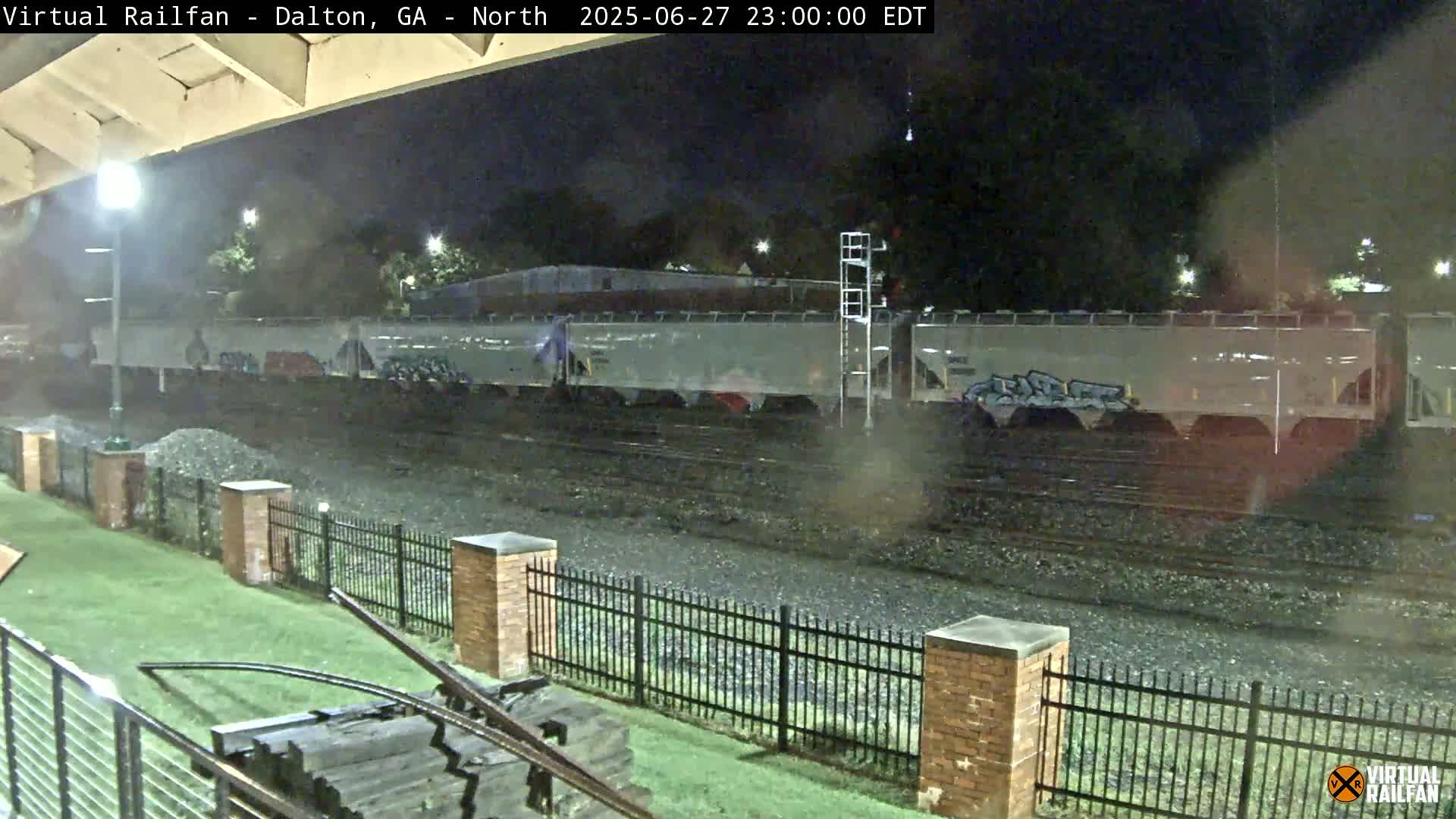 Dalton Railway Road from Dalton freight Depot Live Cam - Dalton, Whitfield, Georgia, USA