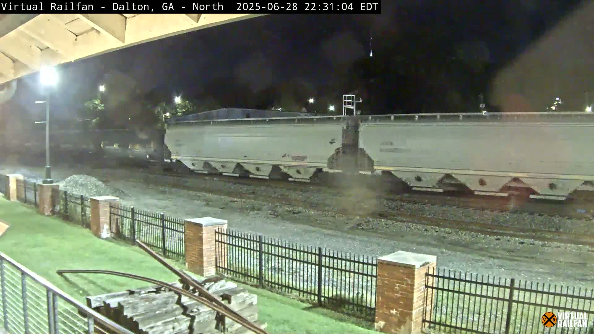 Dalton Railway Road from Dalton freight Depot Live Cam - Dalton, Whitfield, Georgia, USA