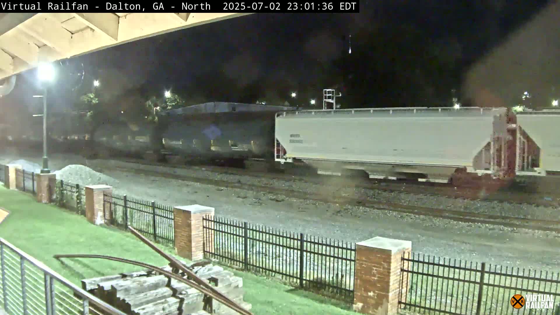 Dalton Railway Road from Dalton freight Depot Live Cam - Dalton, Whitfield, Georgia, USA