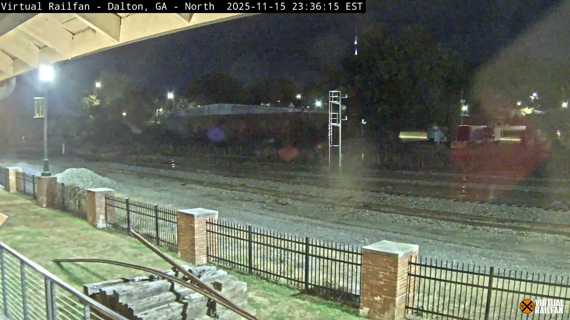 Dalton Railway Road from Dalton freight Depot Live Cam - Dalton, Whitfield, Georgia, USA