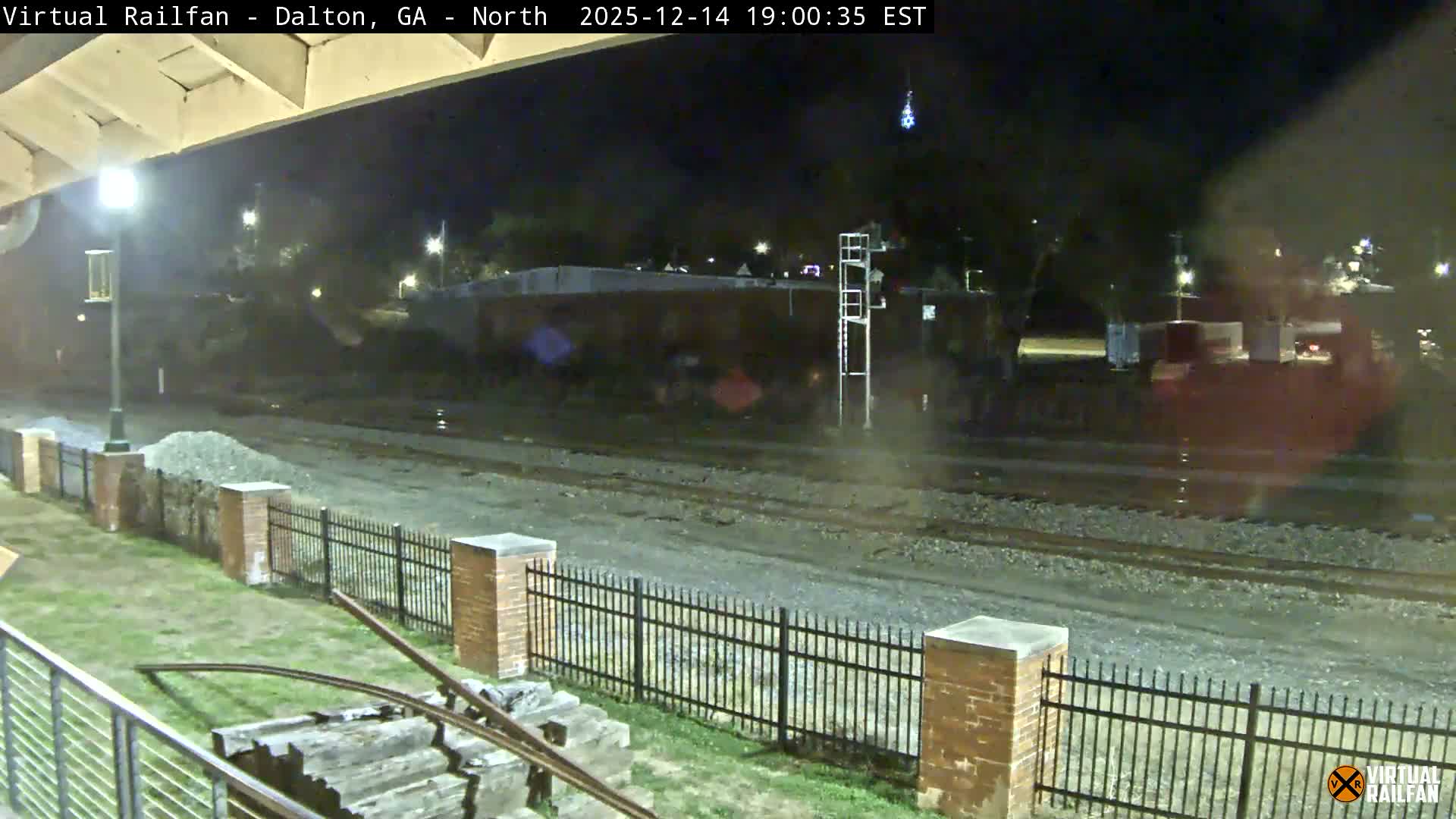 Dalton Railway Road from Dalton freight Depot Live Cam - Dalton, Whitfield, Georgia, USA