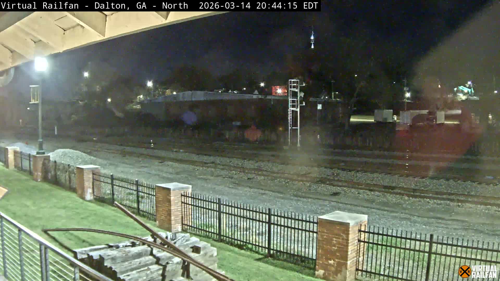 Dalton Railway Road from Dalton freight Depot Live Cam - Dalton, Whitfield, Georgia, USA