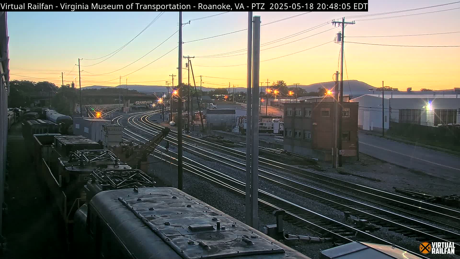 Roanoke Train Depot & Railroad Live Cam - Roanoke, Virginia, USA 