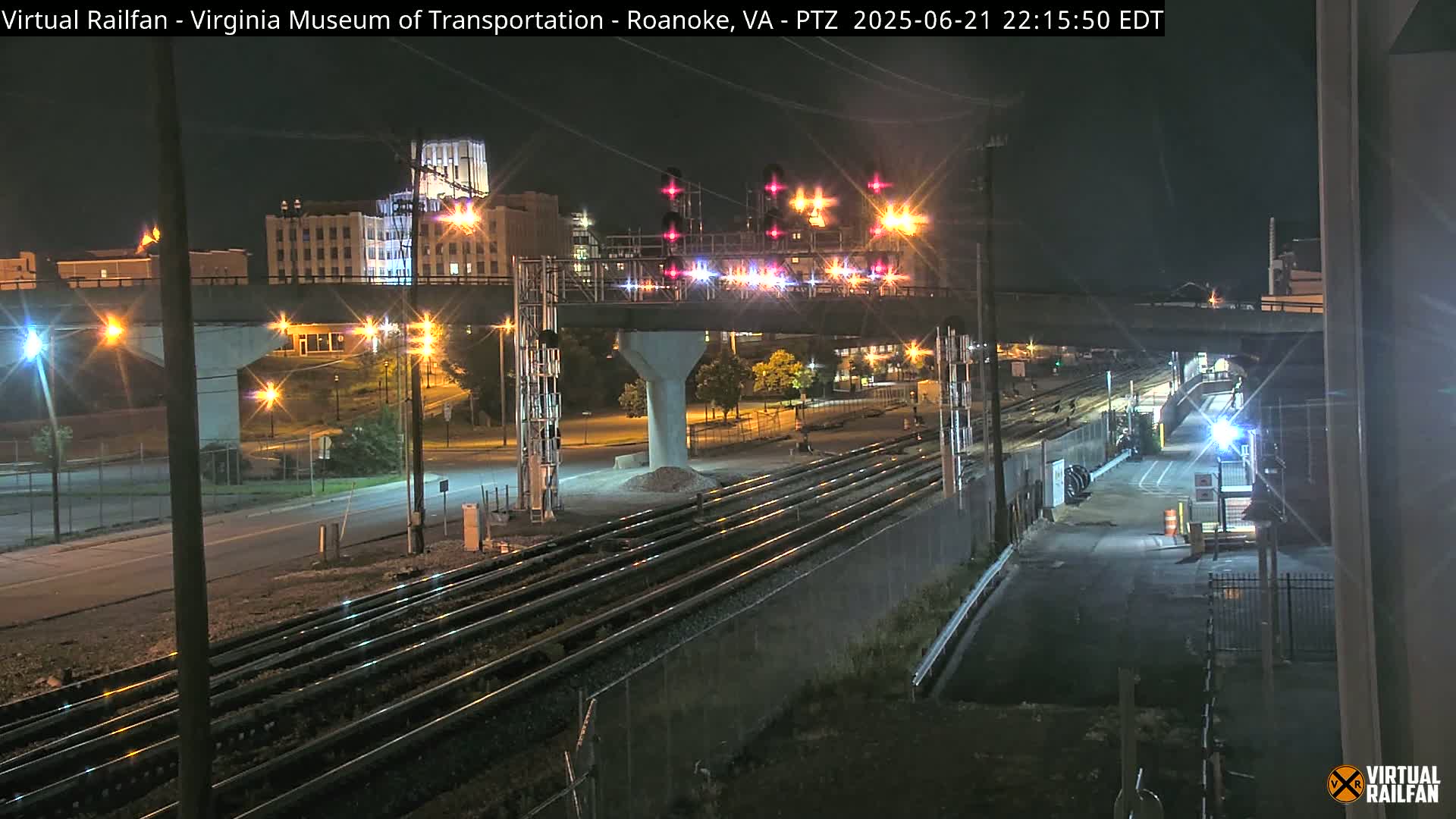 Roanoke Train Depot & Railroad Live Cam - Roanoke, Virginia, USA 