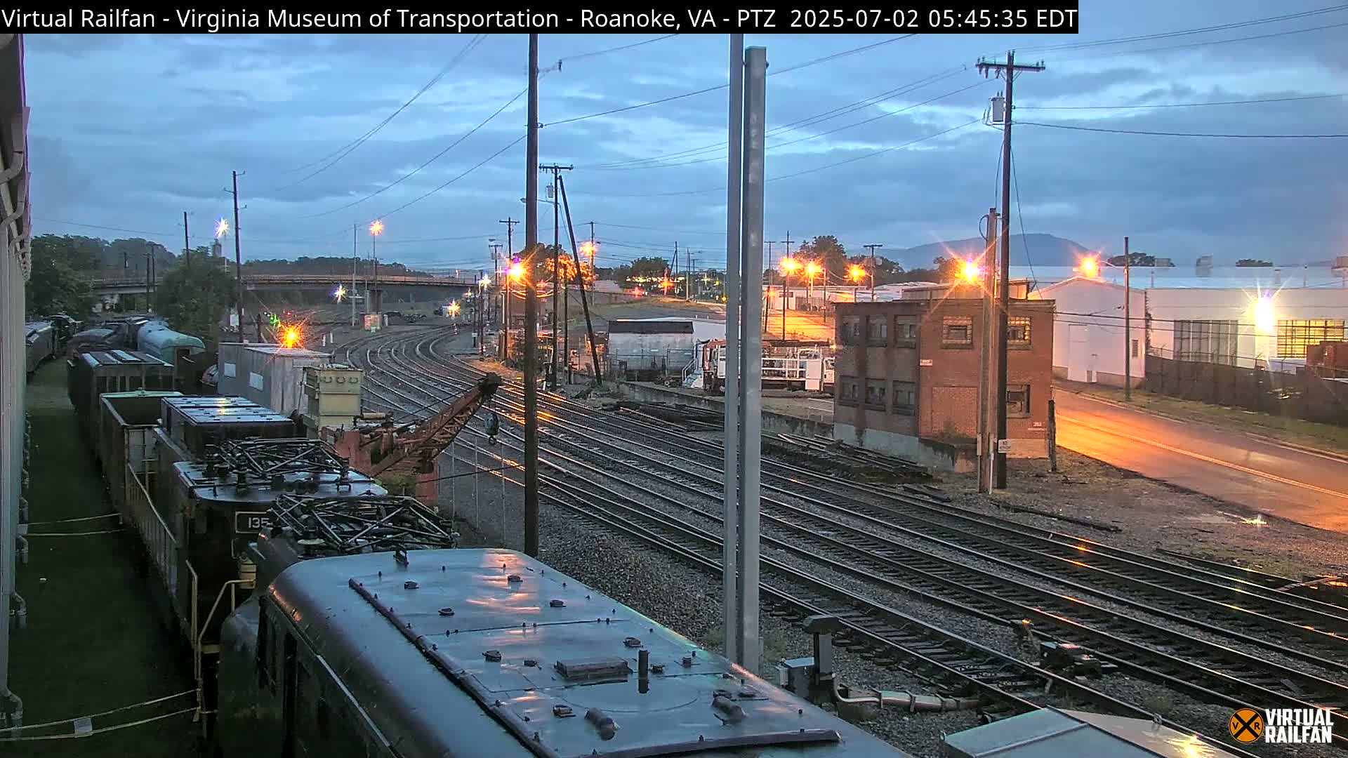 Roanoke Train Depot & Railroad Live Cam - Roanoke, Virginia, USA 
