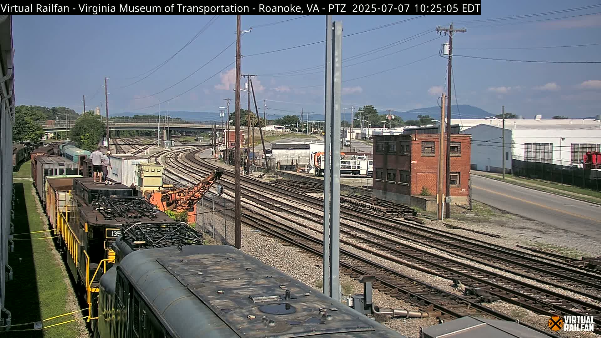 Roanoke Train Depot & Railroad Live Cam - Roanoke, Virginia, USA 