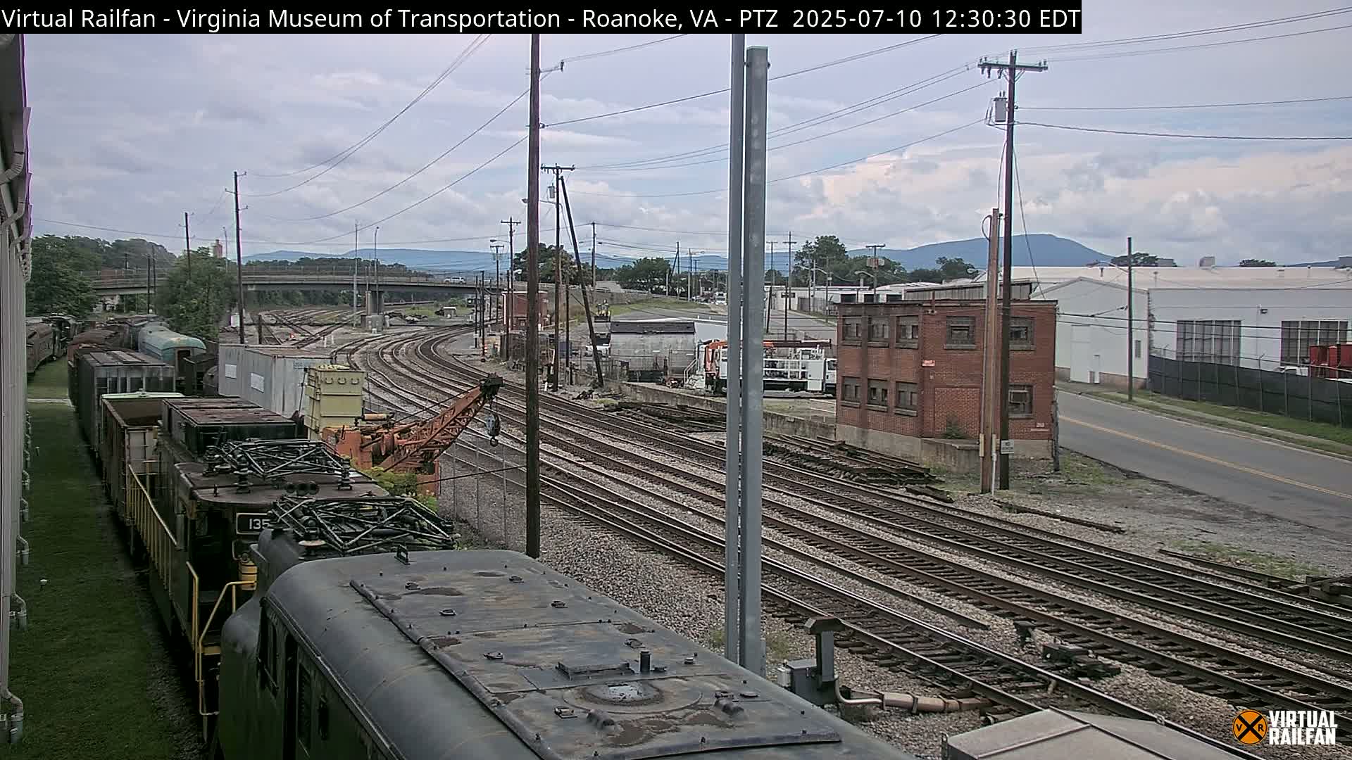 Roanoke Train Depot & Railroad Live Cam - Roanoke, Virginia, USA 