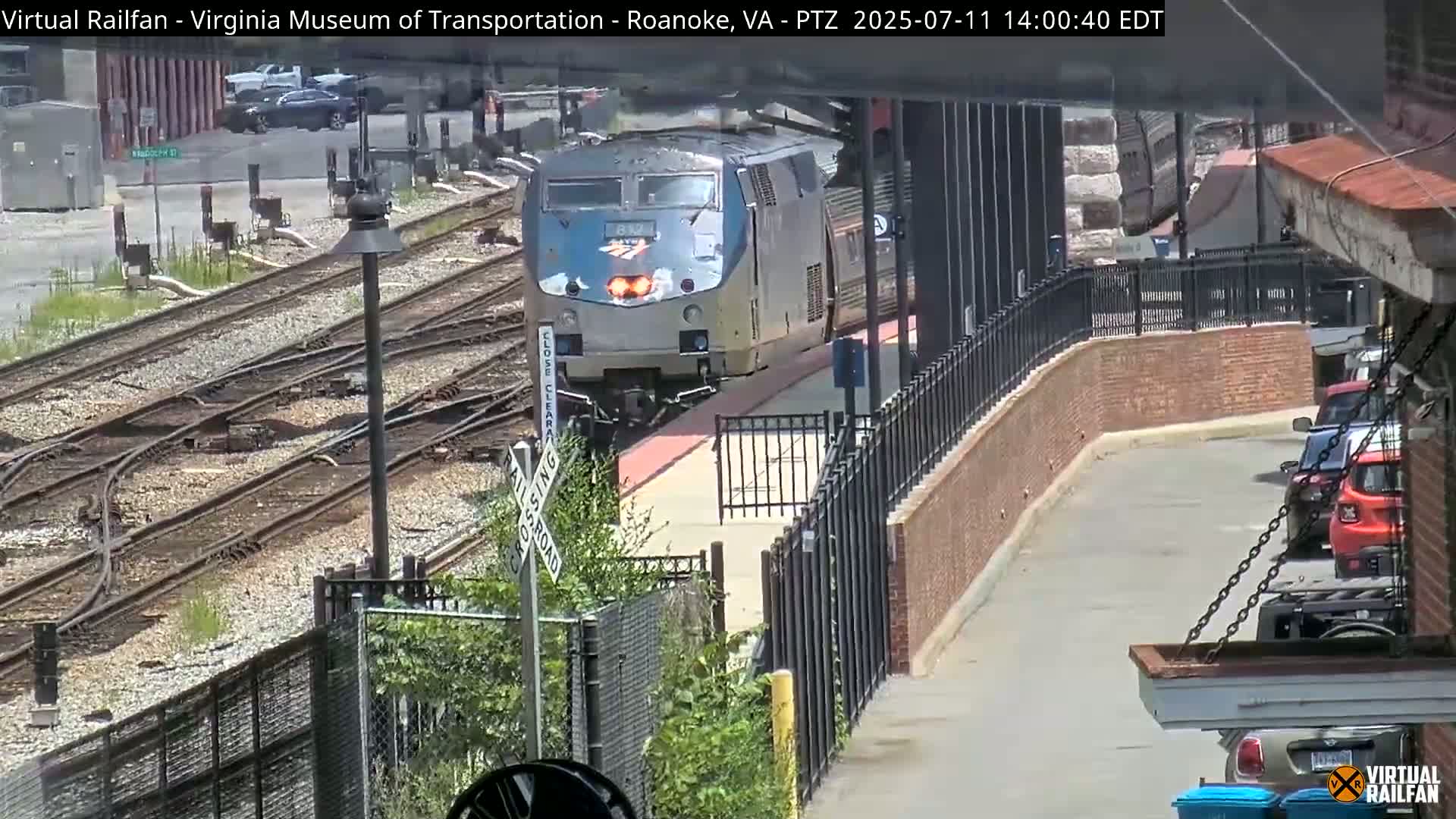 Roanoke Train Depot & Railroad Live Cam - Roanoke, Virginia, USA 
