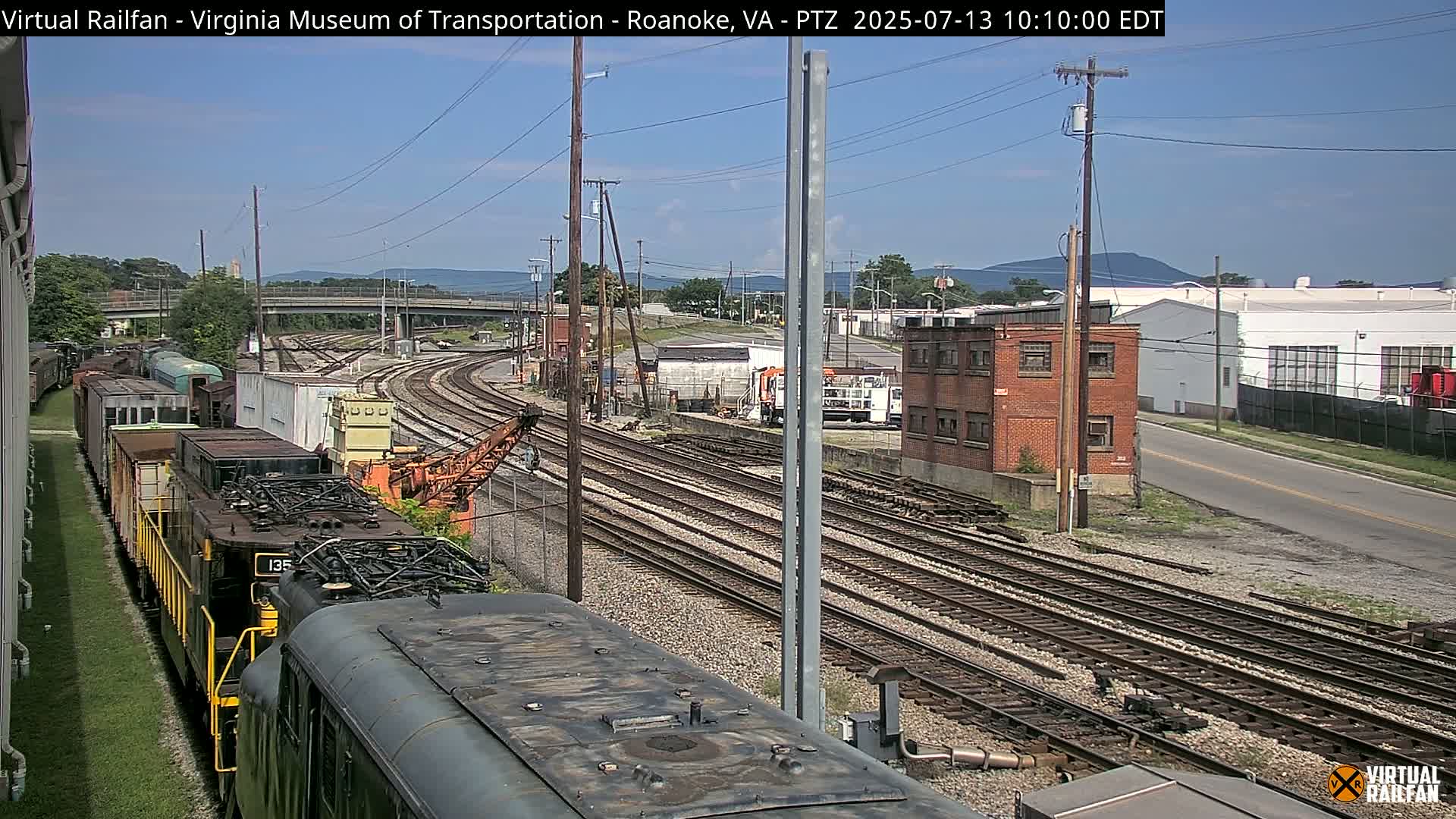 Roanoke Train Depot & Railroad Live Cam - Roanoke, Virginia, USA 