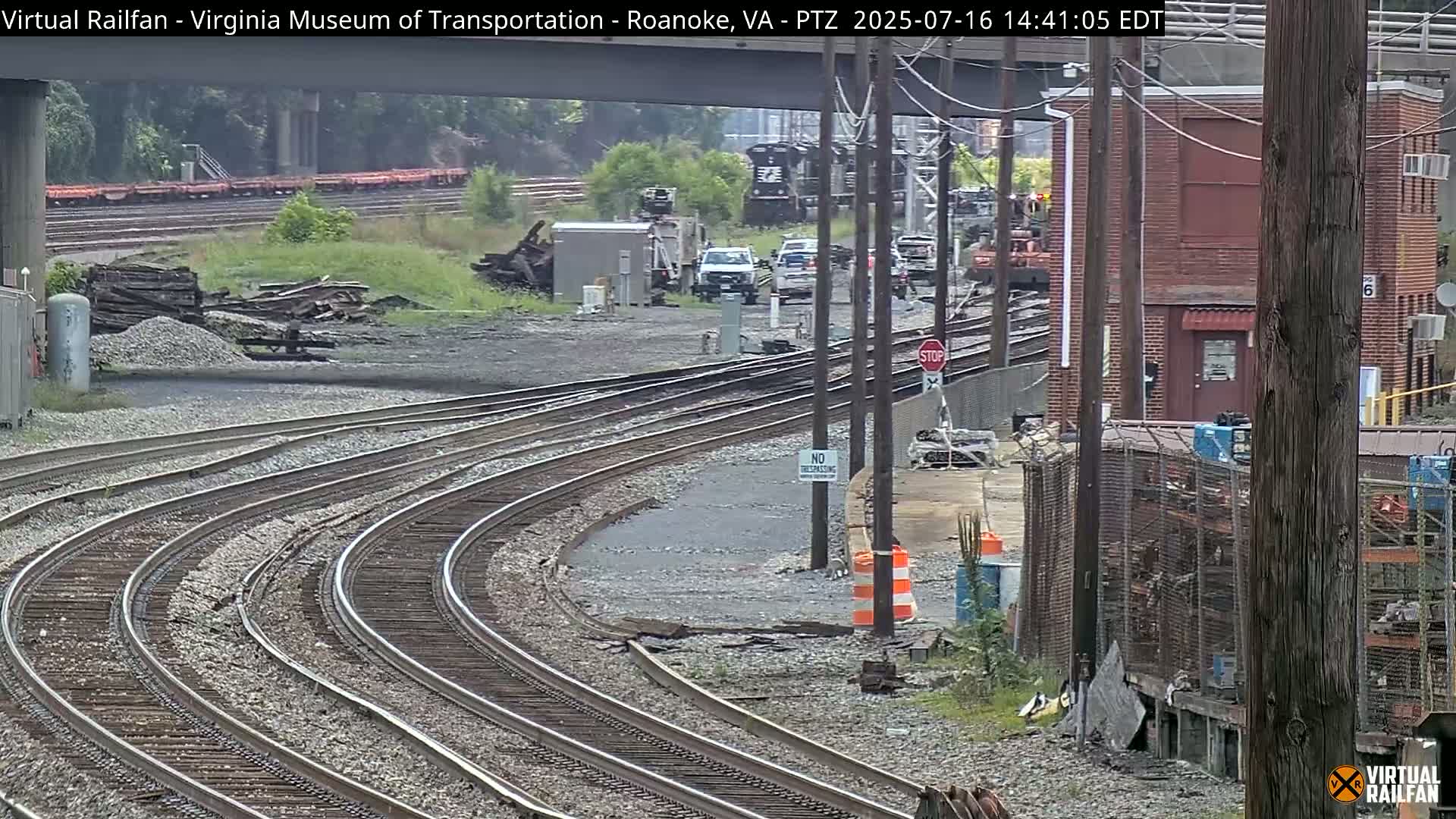 Roanoke Train Depot & Railroad Live Cam - Roanoke, Virginia, USA 
