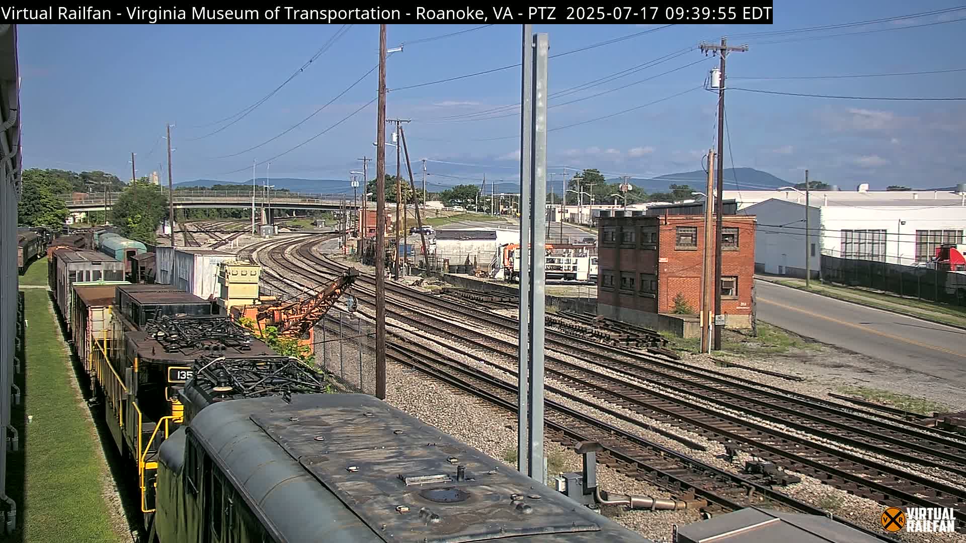 Roanoke Train Depot & Railroad Live Cam - Roanoke, Virginia, USA 