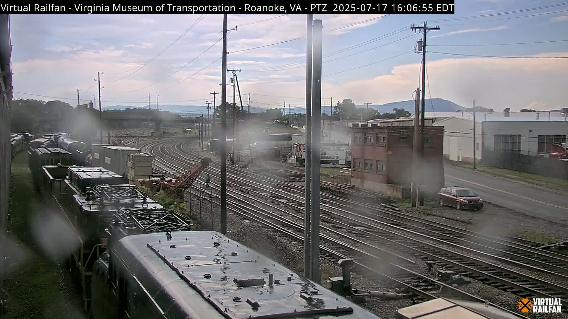 Roanoke Train Depot & Railroad Live Cam - Roanoke, Virginia, USA 