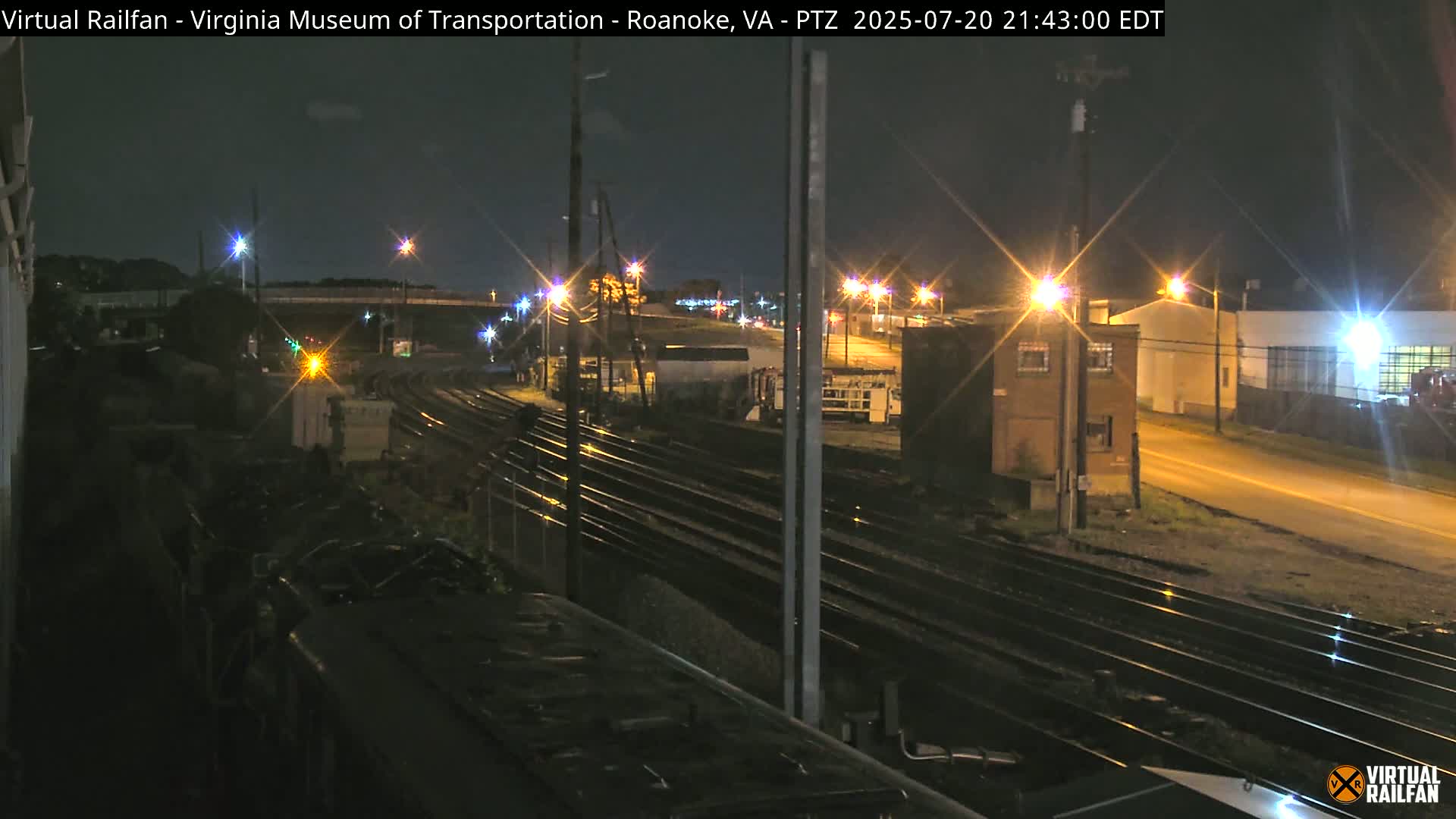 Roanoke Train Depot & Railroad Live Cam - Roanoke, Virginia, USA 