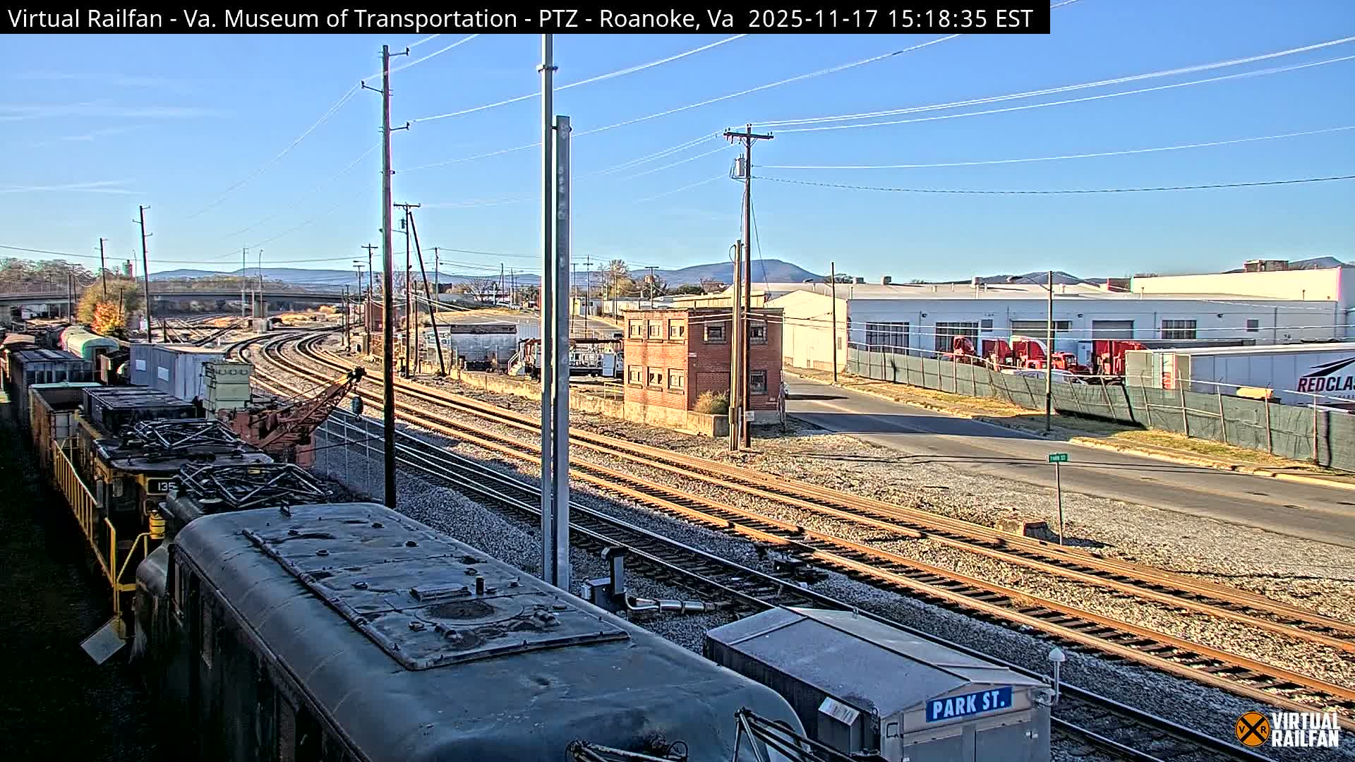 Roanoke Train Depot & Railroad Live Cam - Roanoke, Virginia, USA 