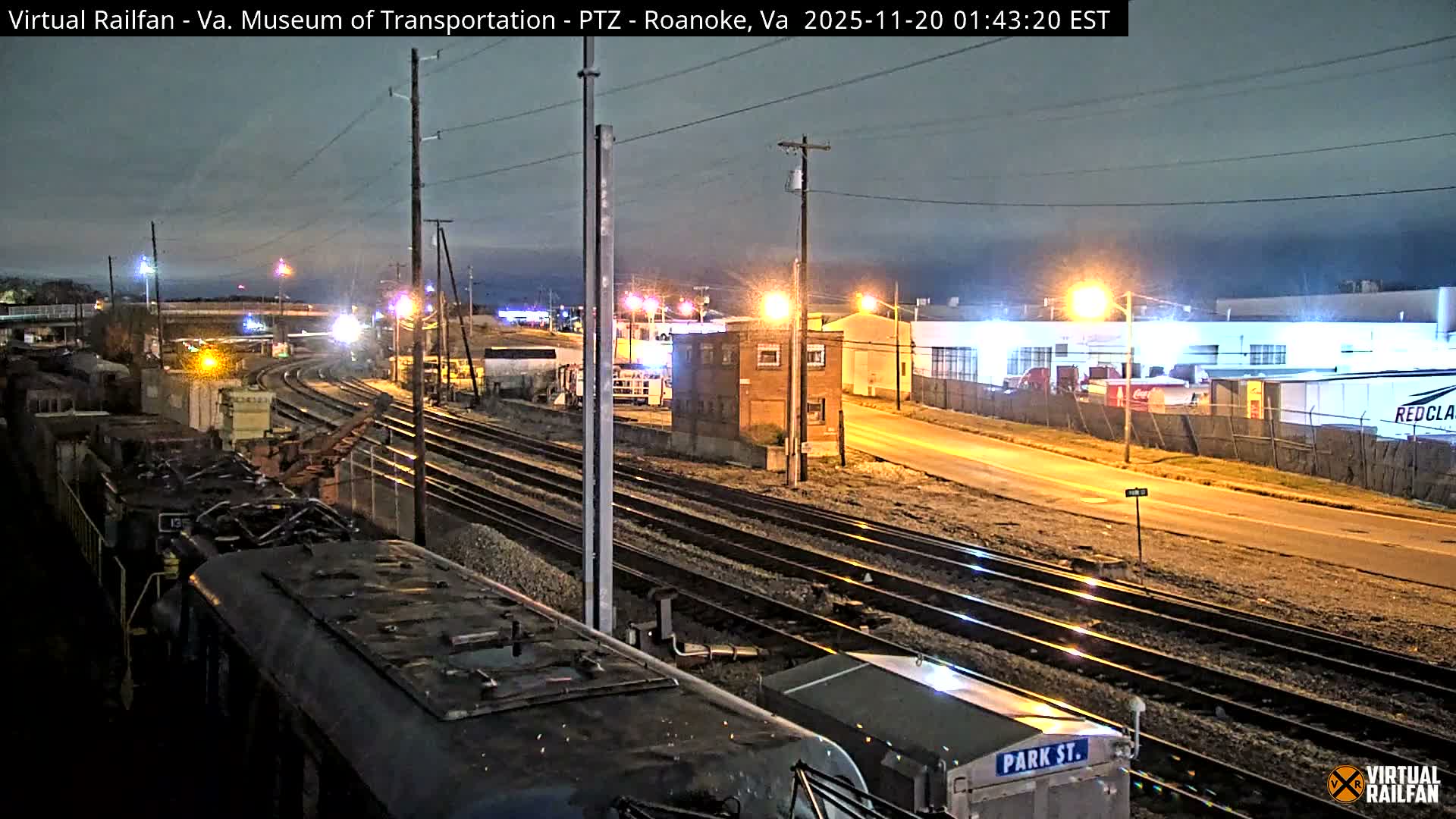 Roanoke Train Depot & Railroad Live Cam - Roanoke Downtown, Roanoke, Virginia, USA 
